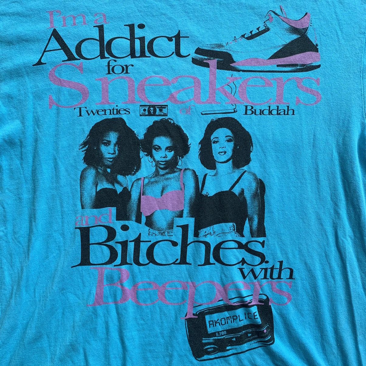 Japanese Brand Sneakers addict printed tshirt tee Size US L / EU 52-54 / 3 - 7 Thumbnail