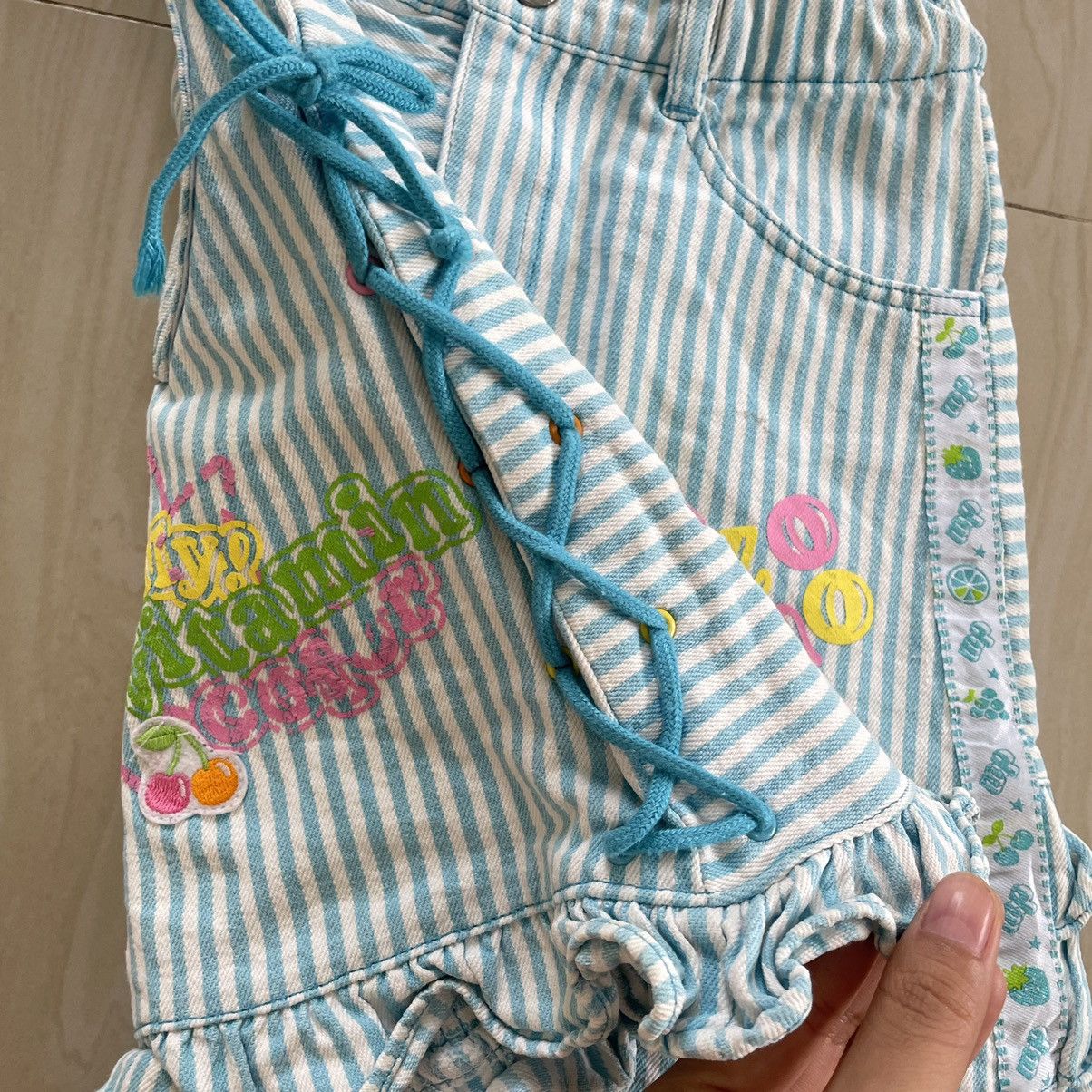 Japanese Brand Mezzo piano blue skirt Size 22" - 6 Thumbnail