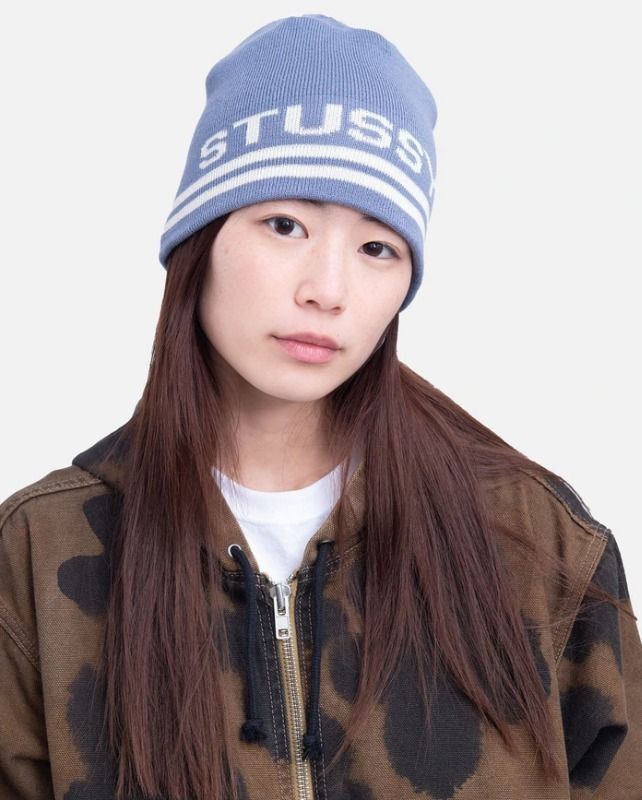 Stussy Stussy Jaqcuard Stripe Skullcap Beanie | Grailed