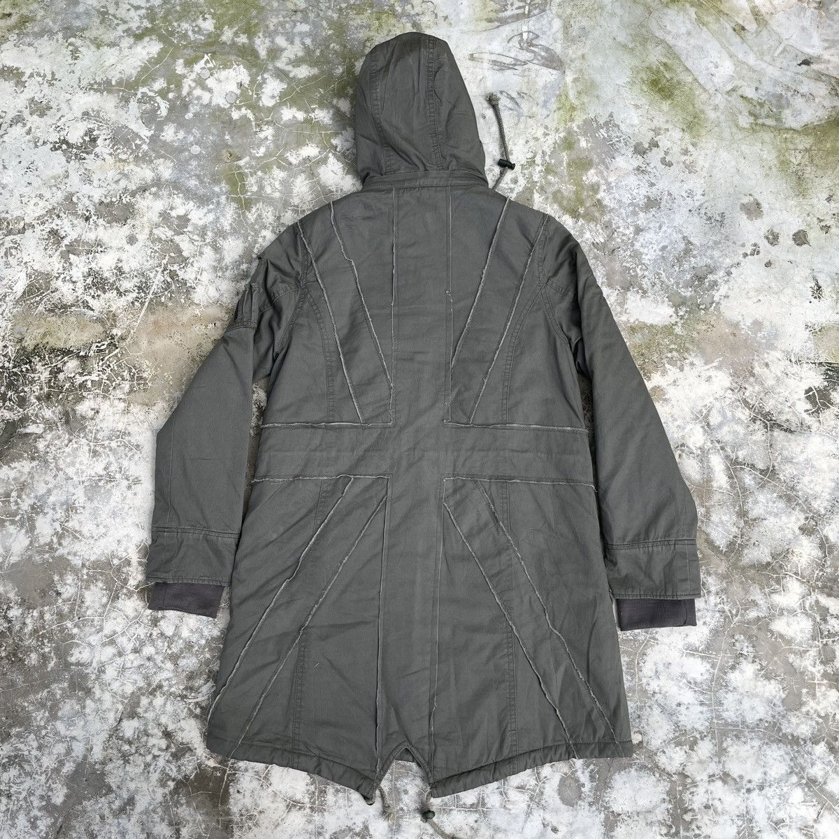 Japanese Brand × Vintage Vintage Japanese Brand Military Hoodie Jacket Size S / US 4 / IT 40 - 2 Thumbnail
