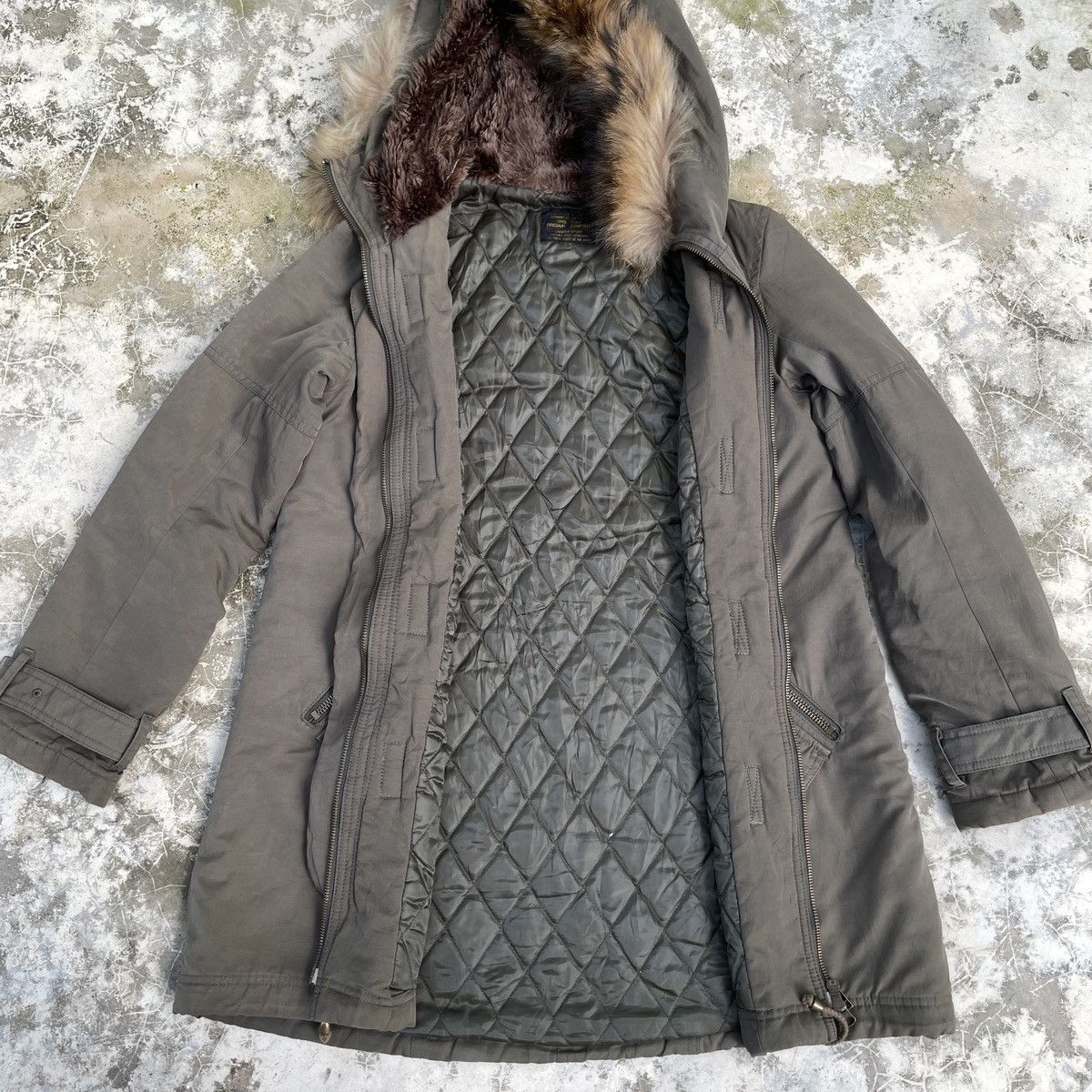 Japanese Brand × Vintage Vintage Japanese Army Military Hoodie Jacket Size M / US 6-8 / IT 42-44 - 4 Thumbnail