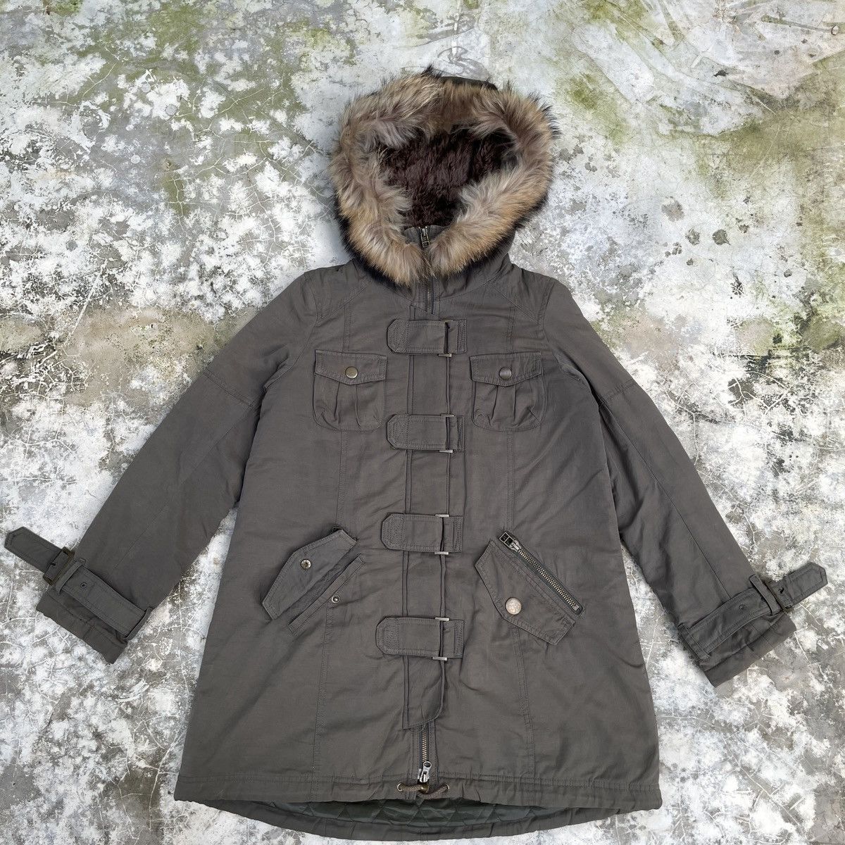 Vintage Vintage 1940-1950 French Military Army Wool Jacket