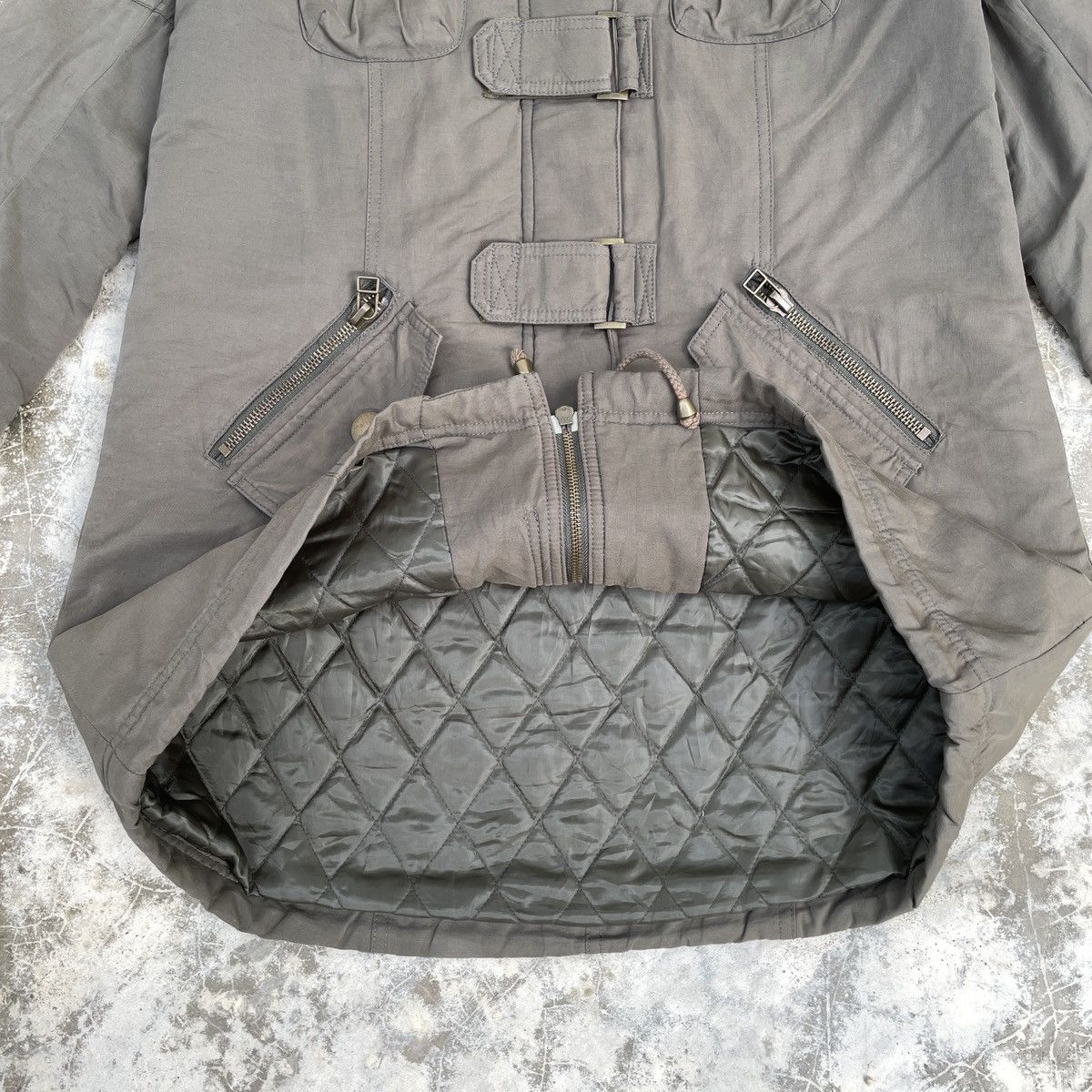 Japanese Brand × Vintage Vintage Japanese Army Military Hoodie Jacket Size M / US 6-8 / IT 42-44 - 6 Thumbnail