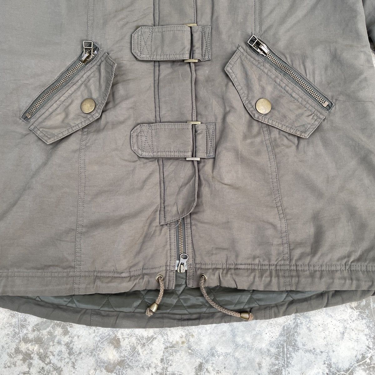 Japanese Brand × Vintage Vintage Japanese Army Military Hoodie Jacket Size M / US 6-8 / IT 42-44 - 5 Thumbnail