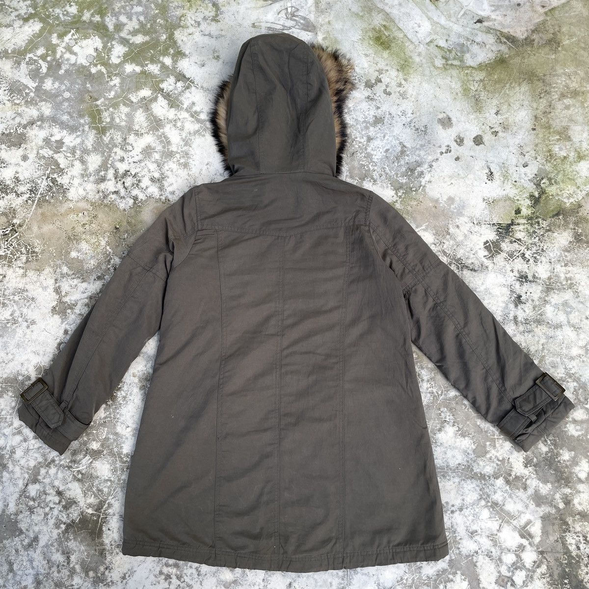 Japanese Brand × Vintage Vintage Japanese Army Military Hoodie Jacket Size M / US 6-8 / IT 42-44 - 2 Thumbnail