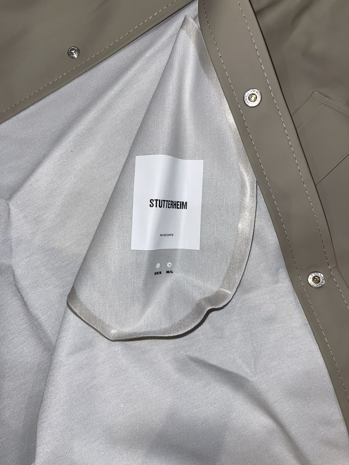 Stutterheim DS! Stutterheim Loma Potato Sleeveless Raincoat Size US L / EU 52-54 / 3 - 13 Thumbnail