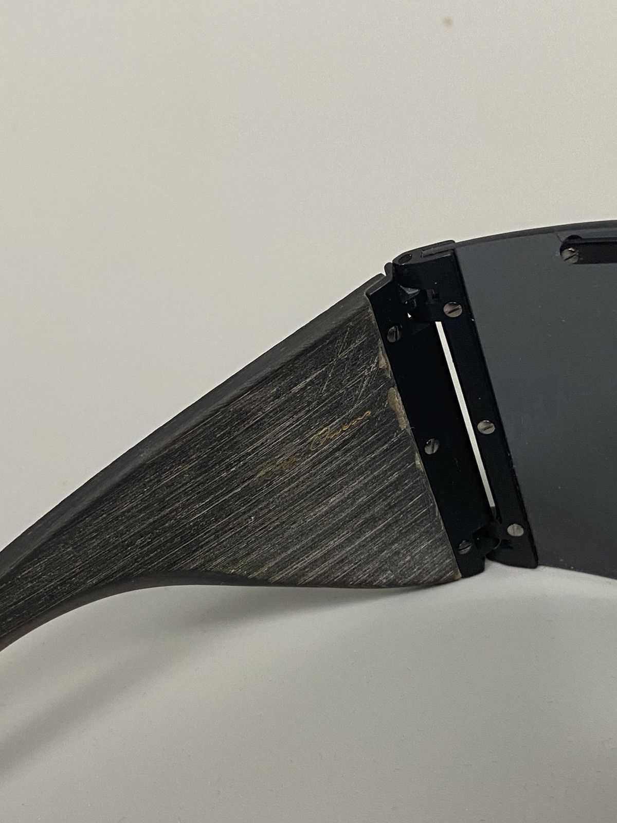 Rick Owens FW13 ‘PLINTH’ OG Ram Horn Shield Sunglasses Size ONE SIZE - 4 Thumbnail