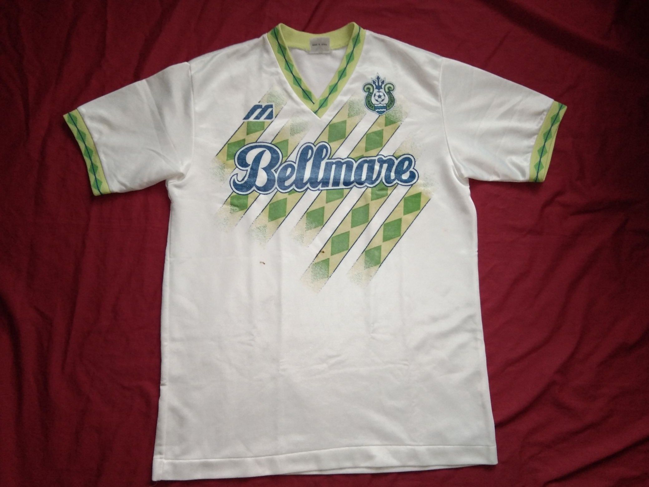 Japanese Brand Vintage 90s J-League Shonan Bellmare Hiratsuka jersey NAKATA Size US L / EU 52-54 / 3 - 3 Thumbnail