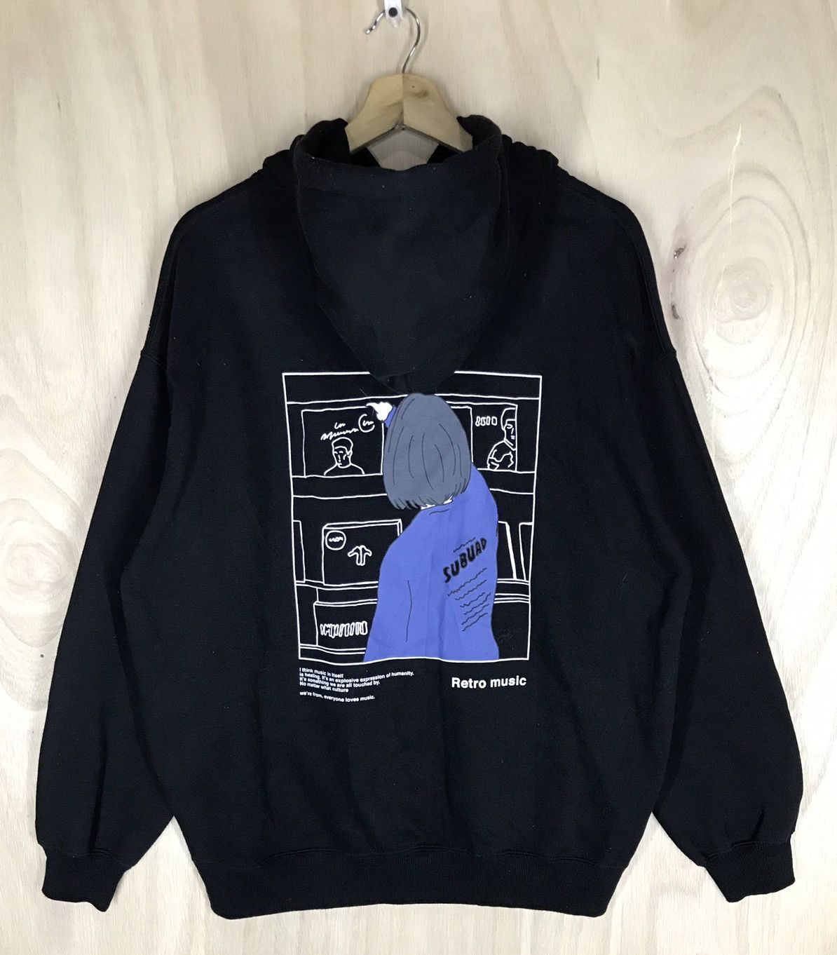 image of Vintage Ills I Will Survive Original Design Hoodies Fit To L in Black, Men's (Size Medium)