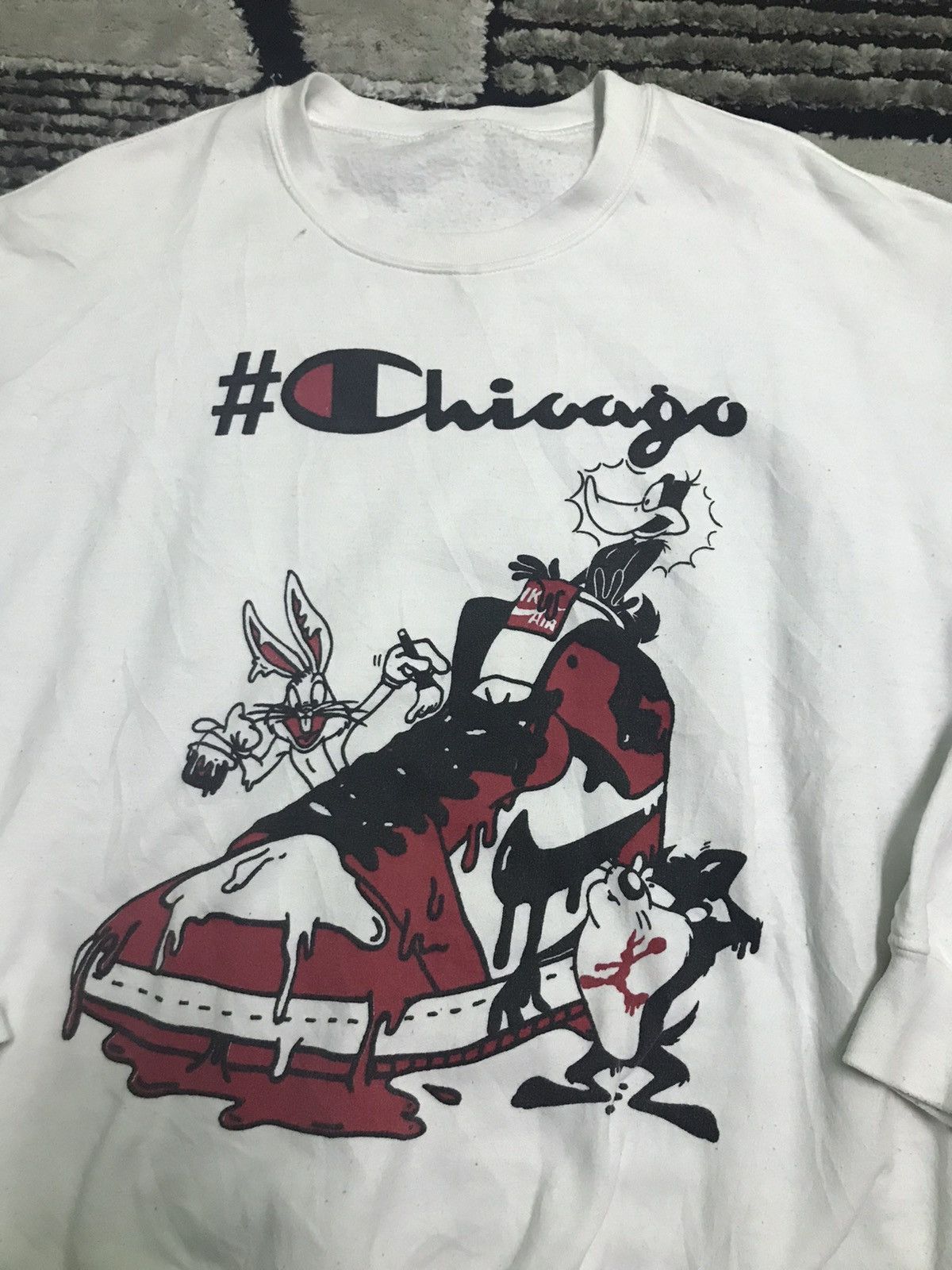 Cartoon Network space jams x nike air jordan sweatshirt Size US L / EU 52-54 / 3 - 2 Thumbnail