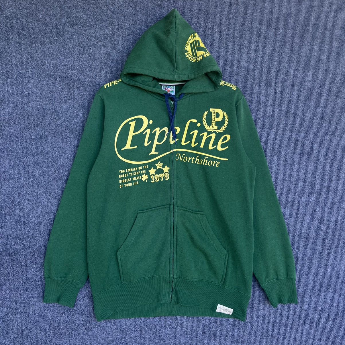 Vintage Vintage Pipeline Surf Gear Zip Up Hoodie Size US L / EU 52-54 / 3 - 5 Thumbnail