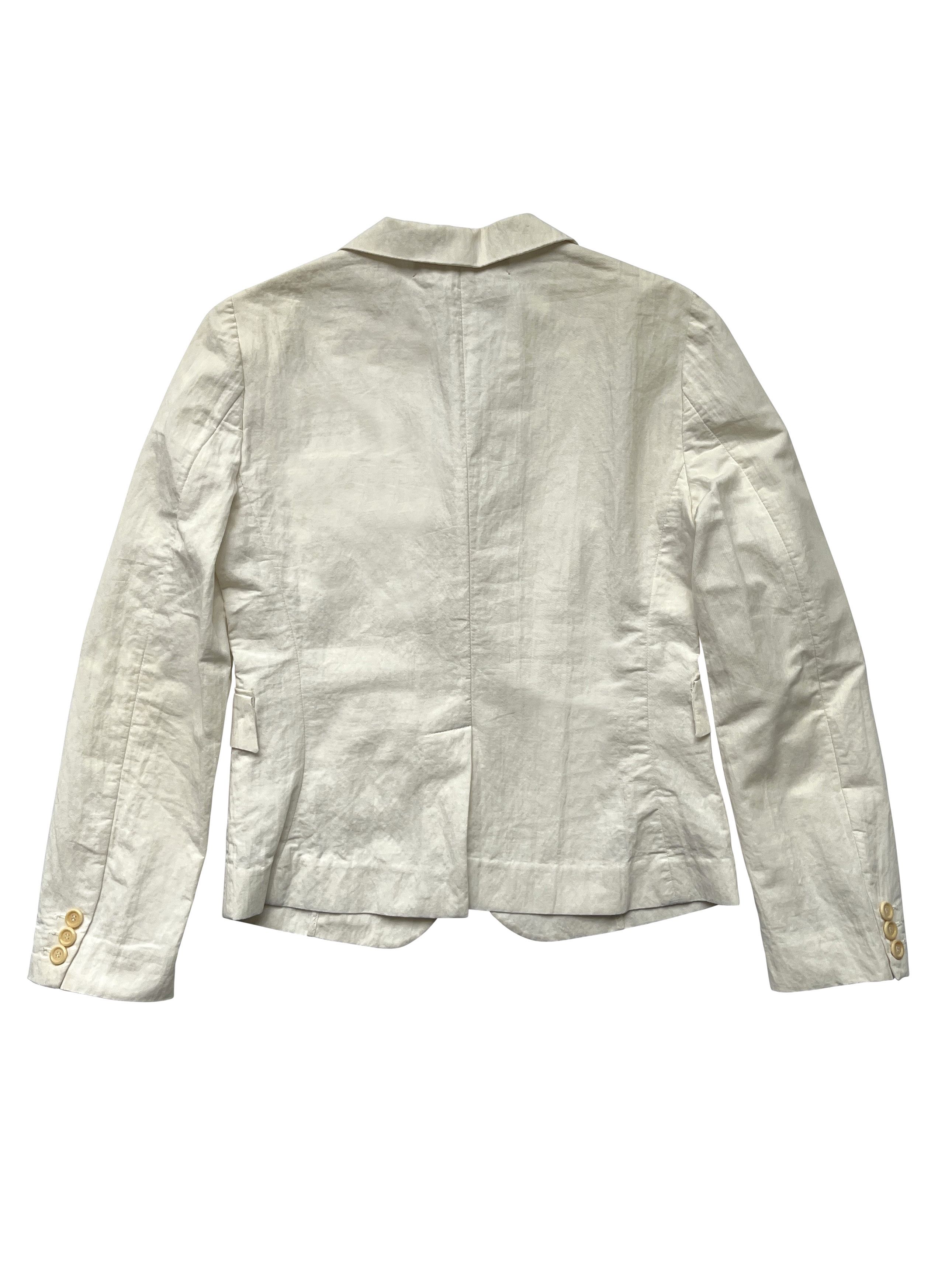 Marni ⚡️QUICK SALE⚡️Marni Cream Crinkled Jacket Blazer Size M / US 6-8 / IT 42-44 - 2 Thumbnail