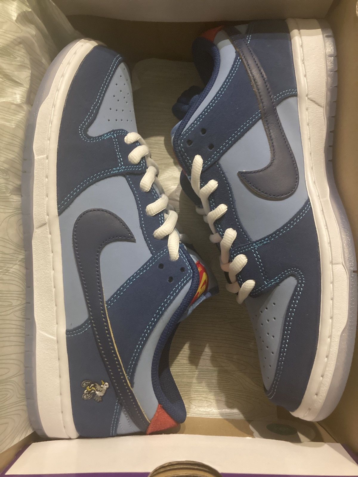 image of Nike Sb Dunk Low Why So Sad Size 11 Shoes in Coastal Blue, Men's