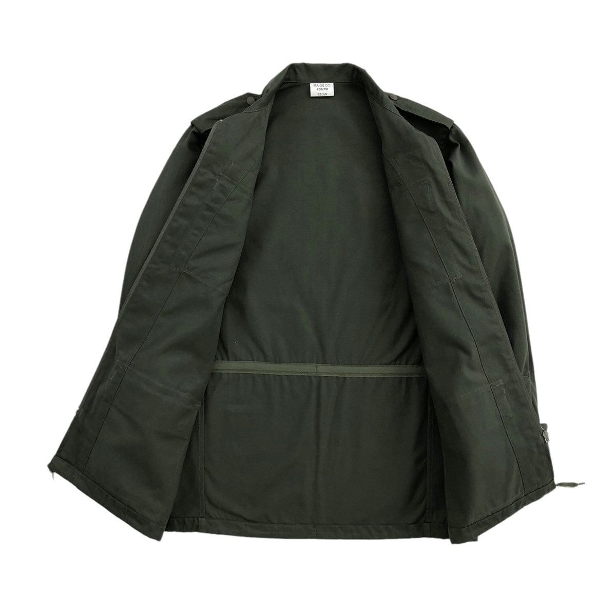 Vintage Rare Issue 1990s France Combat Ultility HBT Jacket Size US L / EU 52-54 / 3 - 10 Thumbnail