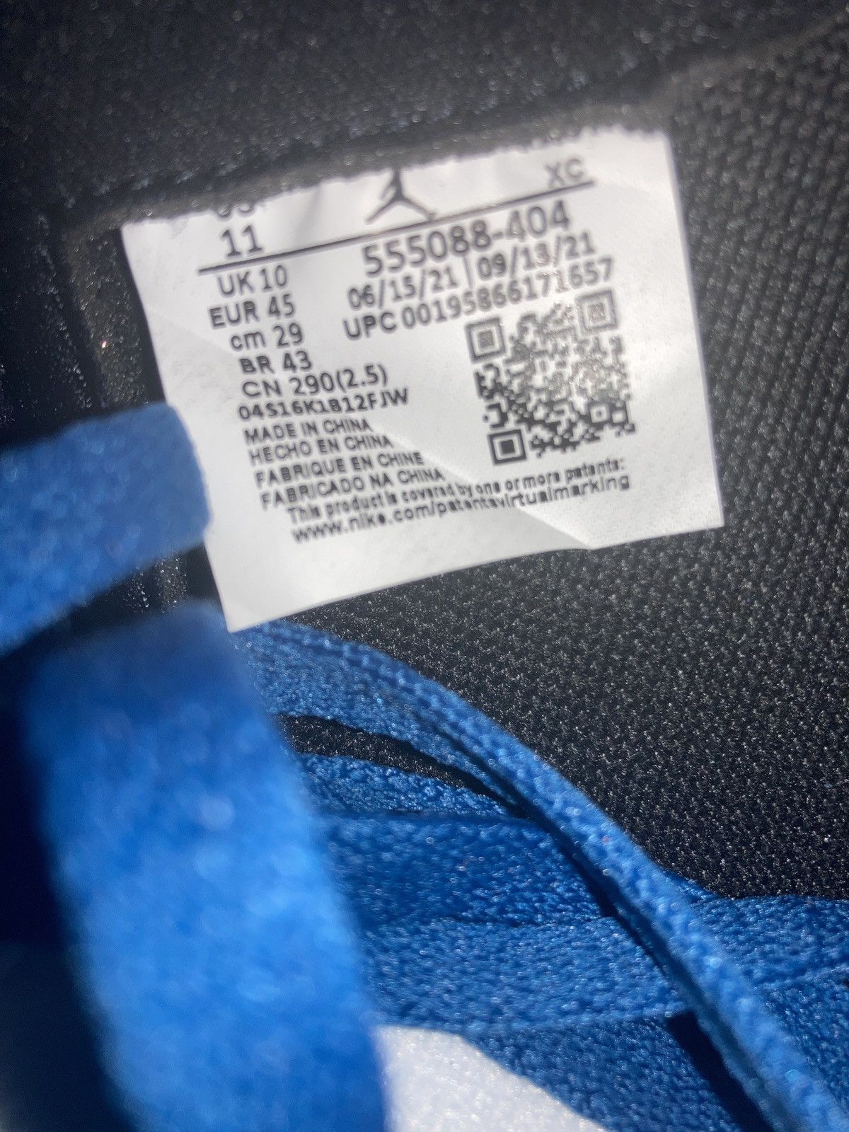 Jordan Brand Jordan 1 Marina Blue Size 11 DS Size US 11 / EU 44 - 15 Thumbnail