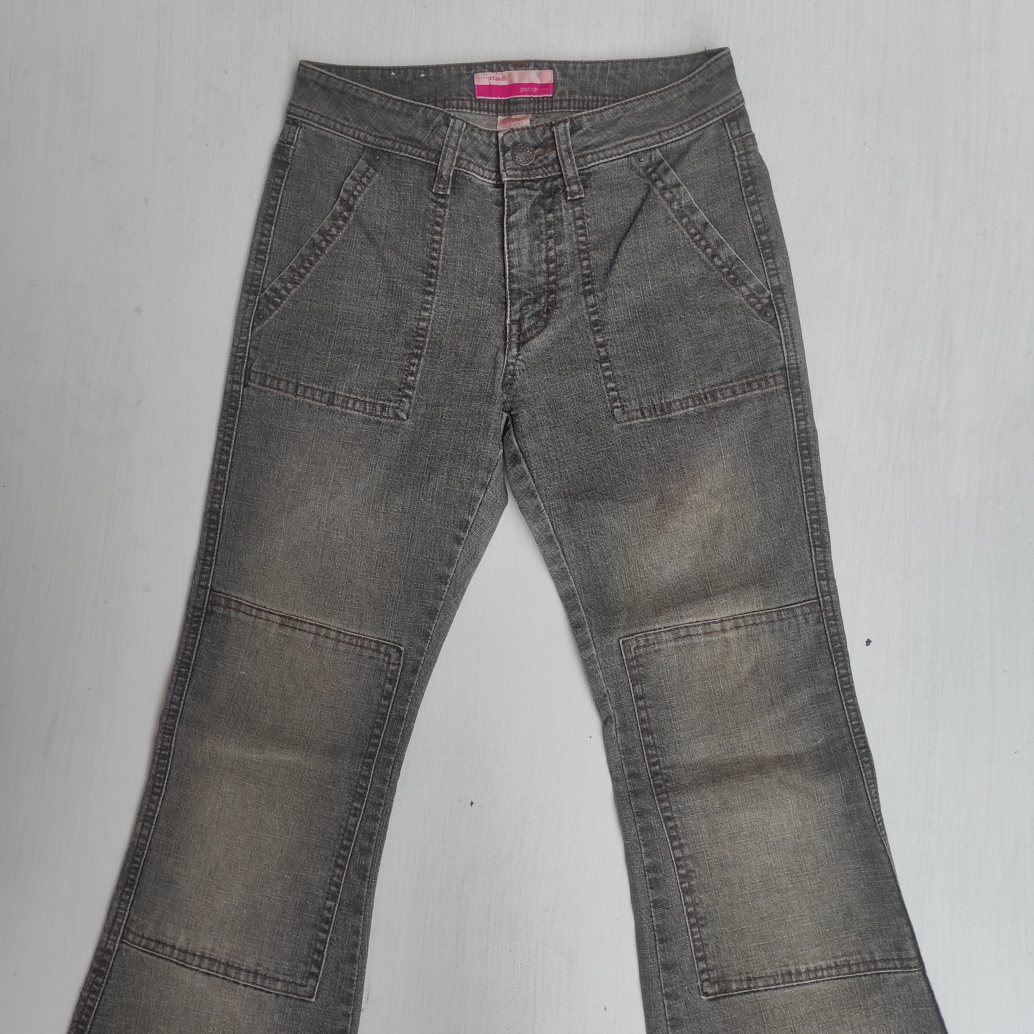 Hysteric Glamour Flare Jeans GAYTOGS Double Knee Boot cut Denim Size 25" / US 0 / IT 36 - 3 Thumbnail