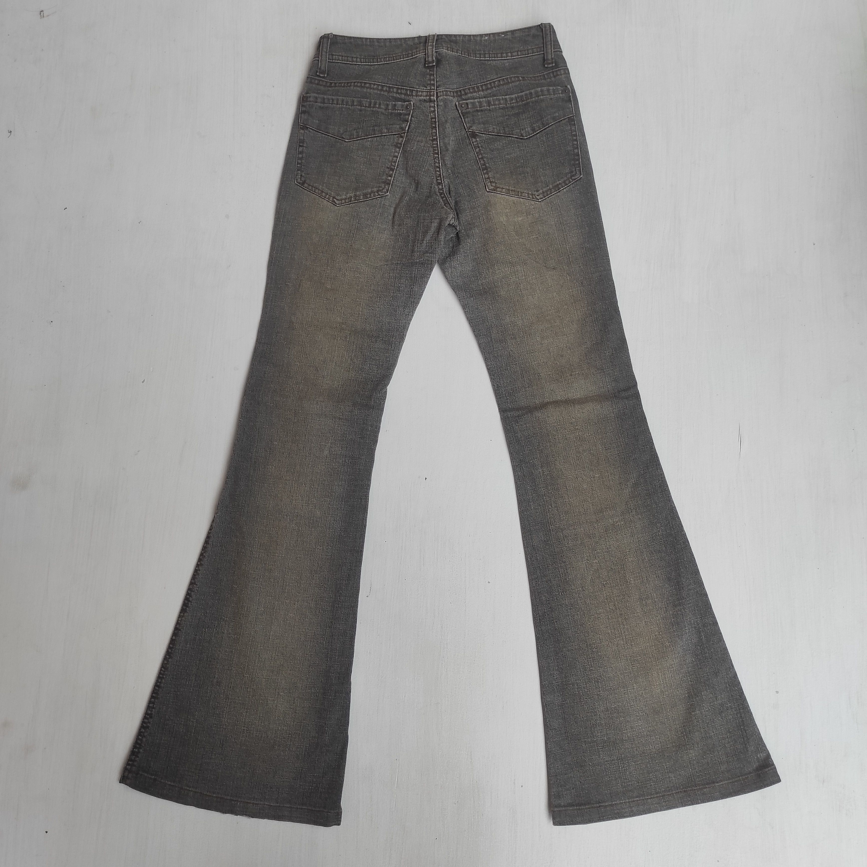 Hysteric Glamour Flare Jeans GAYTOGS Double Knee Boot cut Denim Size 25" / US 0 / IT 36 - 15 Thumbnail
