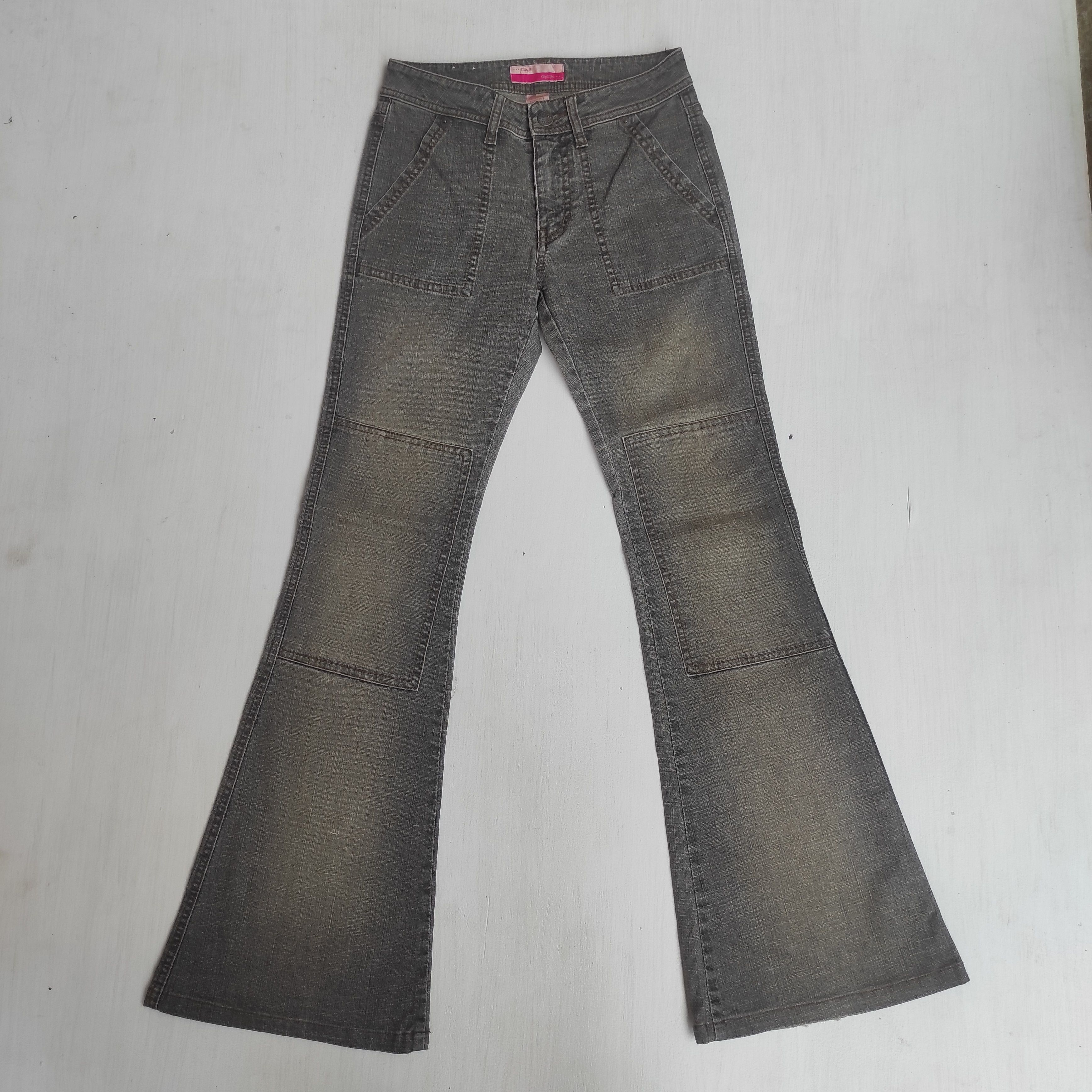 Hysteric Glamour Flare Jeans GAYTOGS Double Knee Boot cut Denim Size 25" / US 0 / IT 36 - 2 Thumbnail