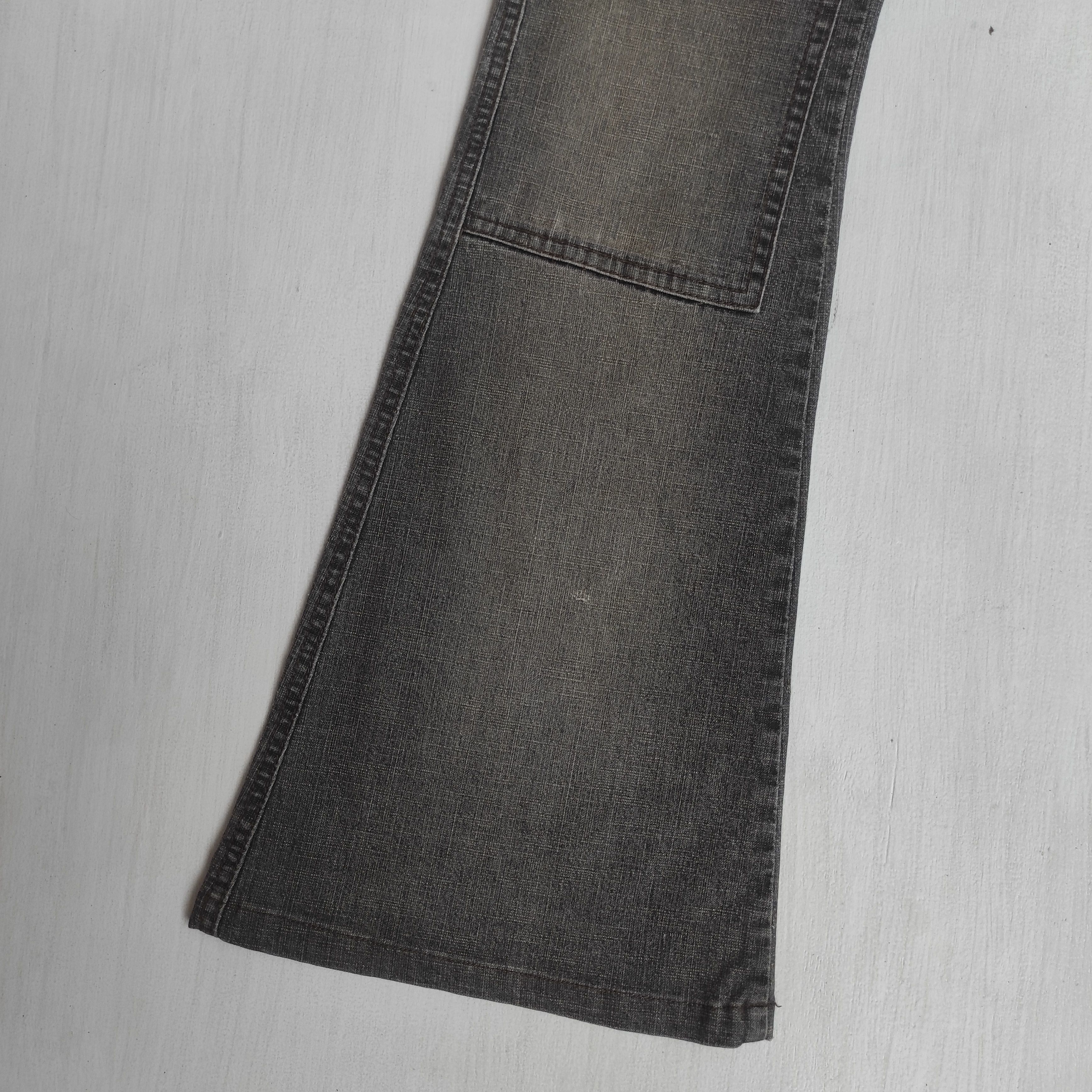 Hysteric Glamour Flare Jeans GAYTOGS Double Knee Boot cut Denim Size 25" / US 0 / IT 36 - 4 Thumbnail