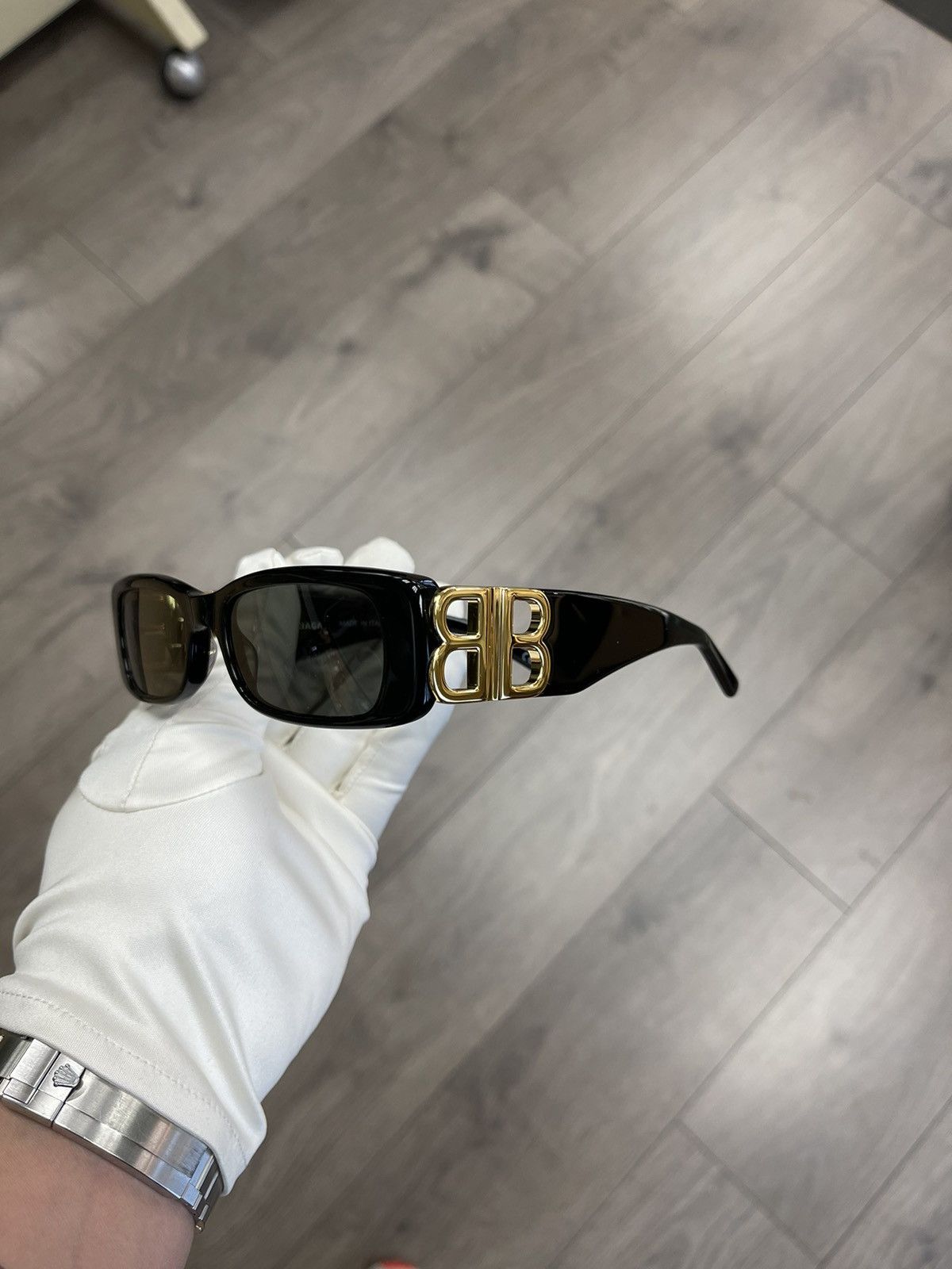 Balenciaga × Vintage NEW Balenciaga BB0096 Logo Sunglasses Glasses Size ONE SIZE - 1 Thumbnail