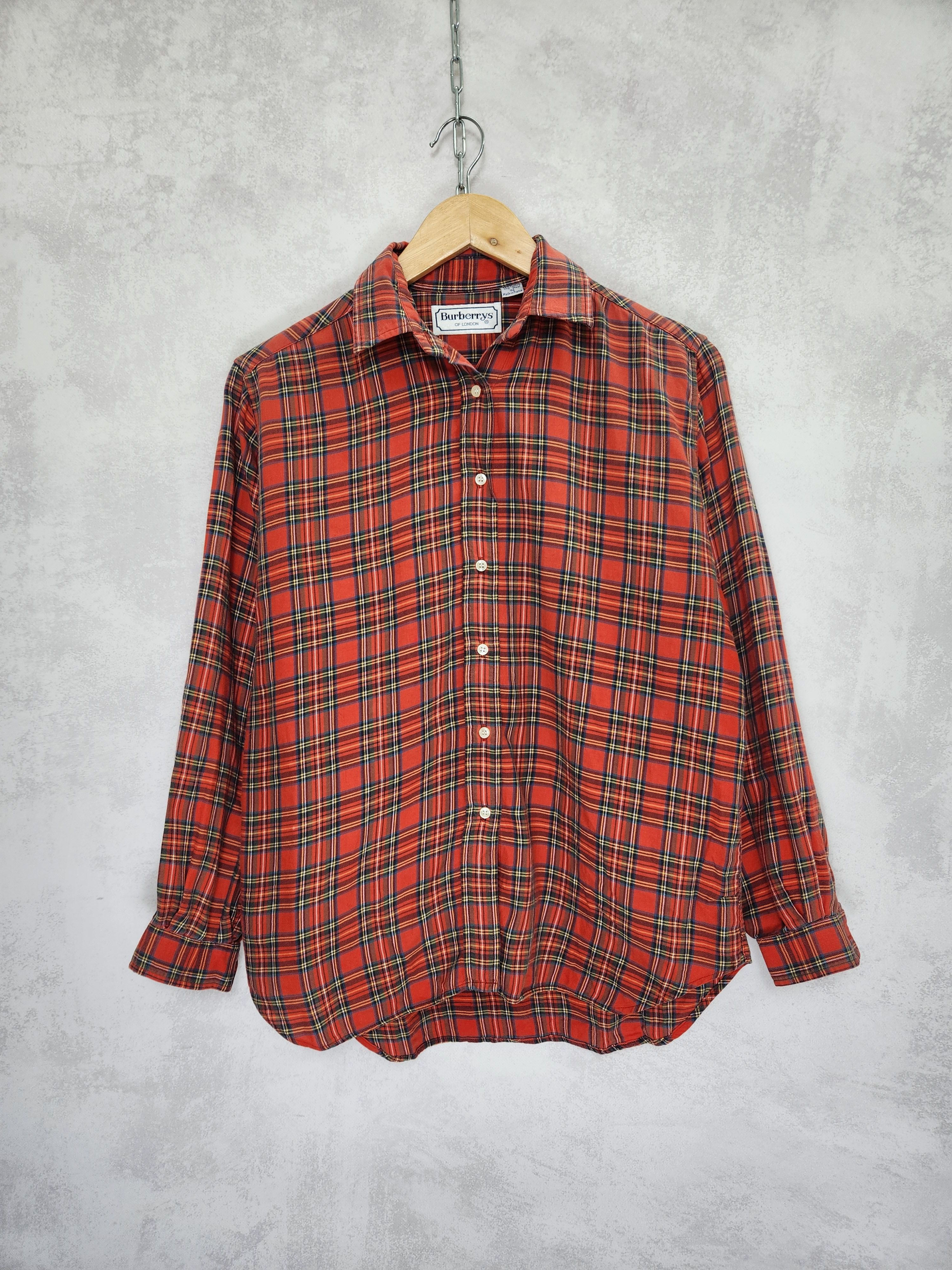 Burberry Vintage rare burberrys nova check shirt Size US M / EU 48-50 / 2 - 1 Thumbnail