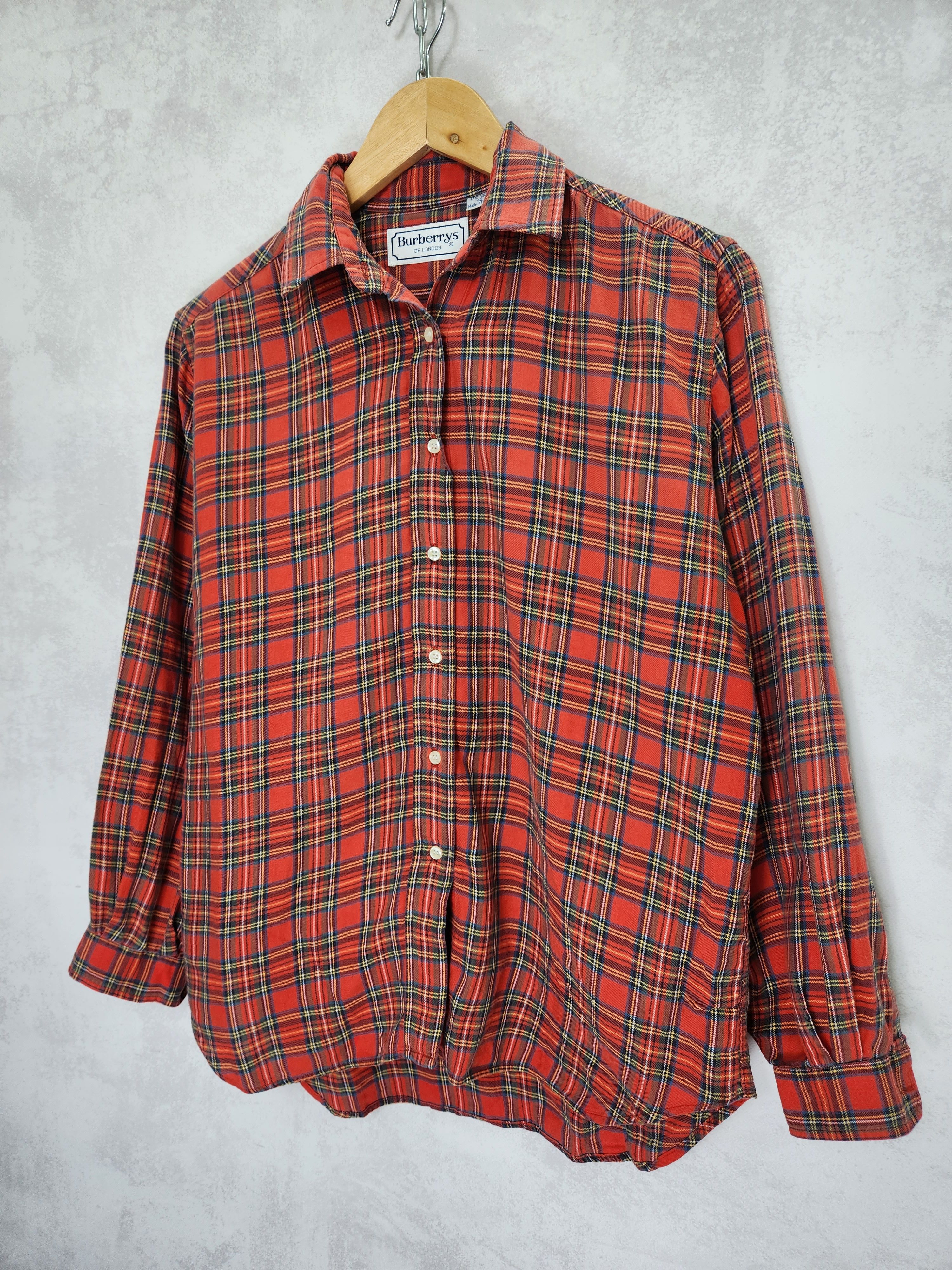 Burberry Vintage rare burberrys nova check shirt Size US M / EU 48-50 / 2 - 2 Thumbnail