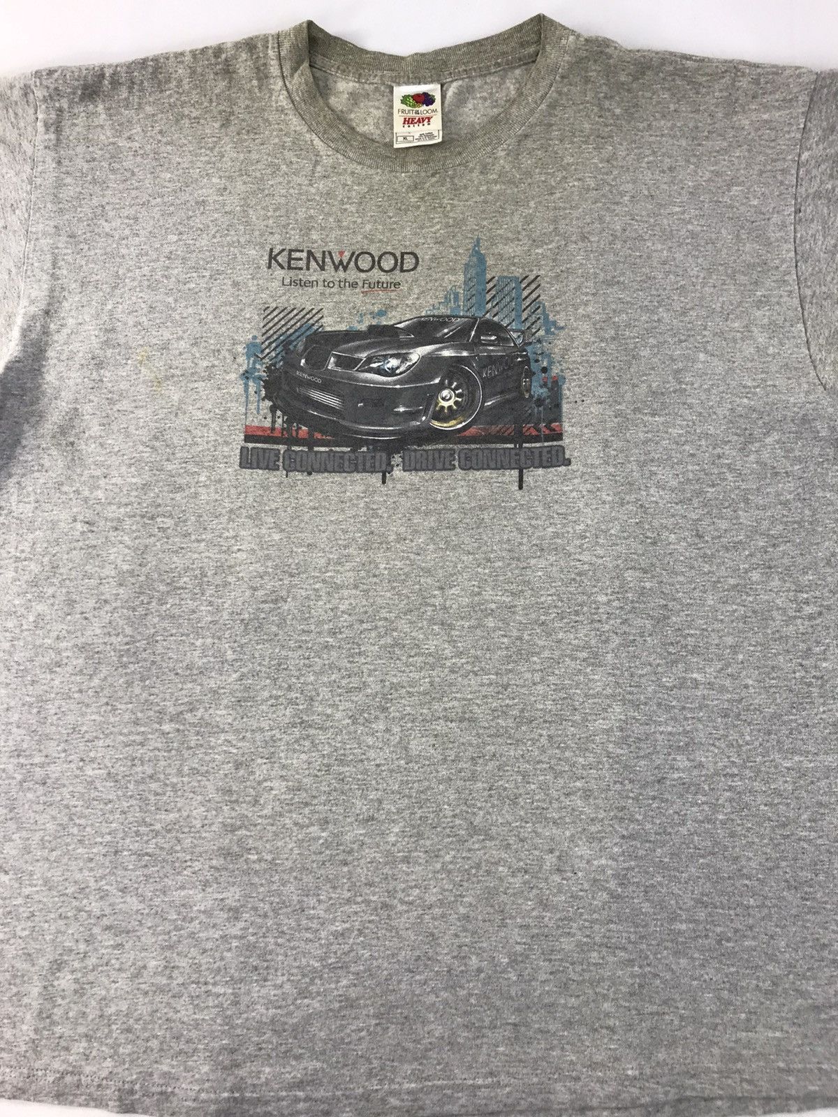 Japanese Brand Subaru Kenwood Audio Equipment System Car Tee Big Logo Size US XL / EU 56 / 4 - 3 Thumbnail