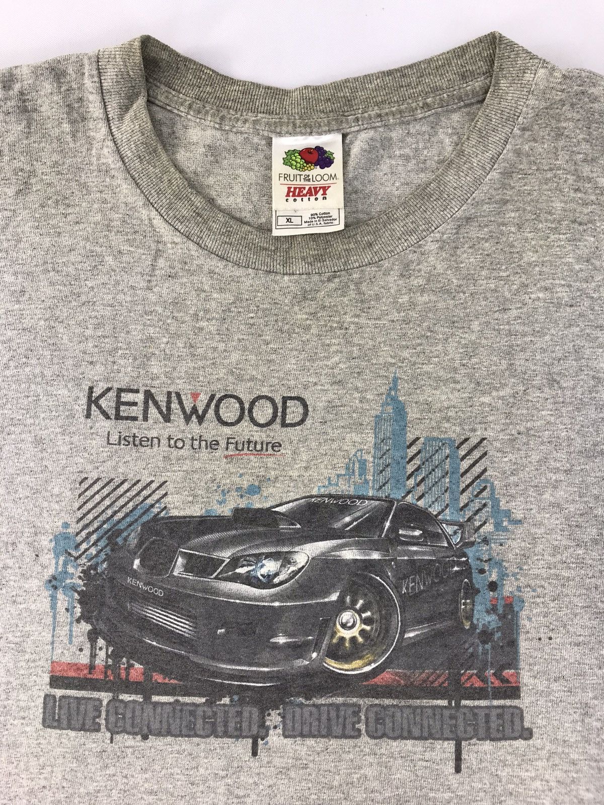 Japanese Brand Subaru Kenwood Audio Equipment System Car Tee Big Logo Size US XL / EU 56 / 4 - 4 Thumbnail