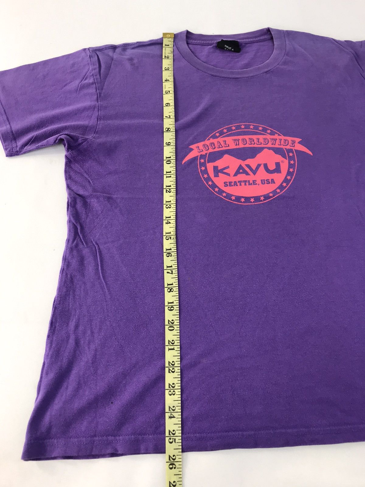 KAVU Kavu Seattle Usa Local Worldwide Big Logo Surf Tee Size US M / EU 48-50 / 2 - 11 Thumbnail