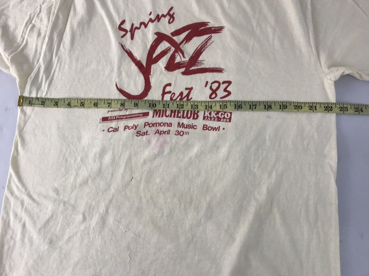 Band Tees Hanes 80s Spring Jazz Music Bowl Festival 83 Big Logo Size US XL / EU 56 / 4 - 6 Thumbnail