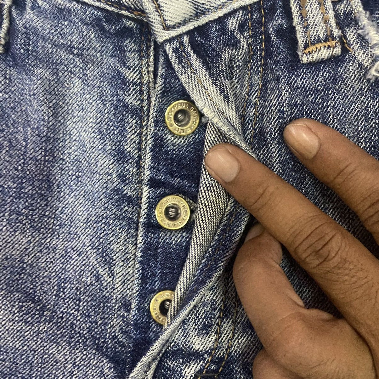 Paul Smith Red Ear × Vintage Selvedge🔥 Vintage Paul Smiths Red Ear Selvedge Denim Jeans Size US 28 / EU 44 - 9 Thumbnail