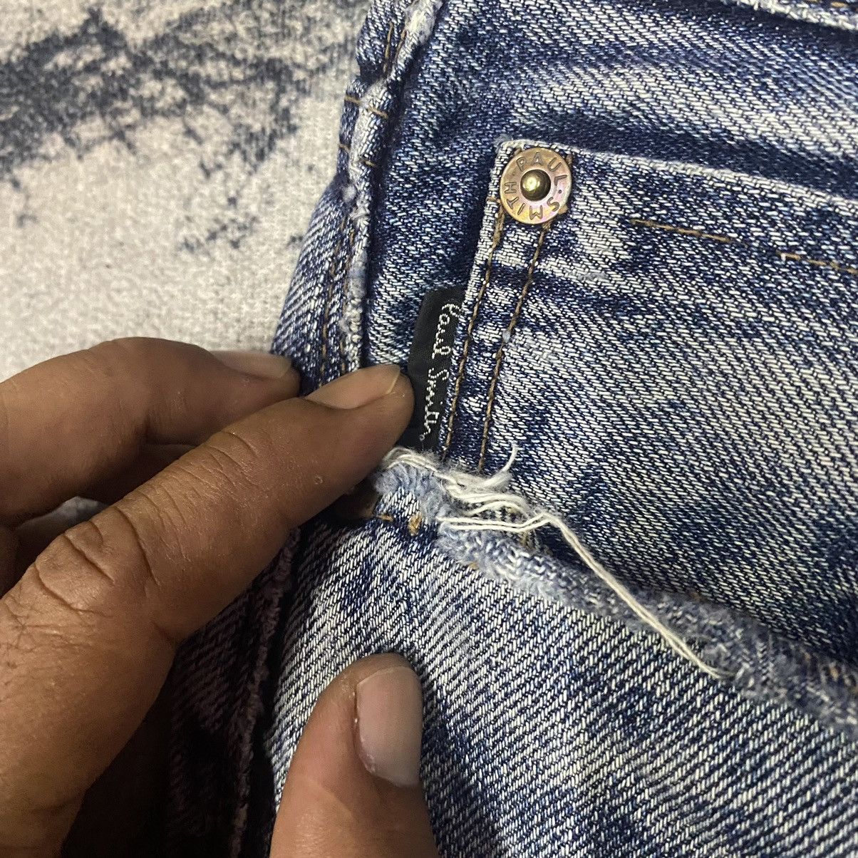 Paul Smith Red Ear × Vintage Selvedge🔥 Vintage Paul Smiths Red Ear Selvedge Denim Jeans Size US 28 / EU 44 - 10 Thumbnail