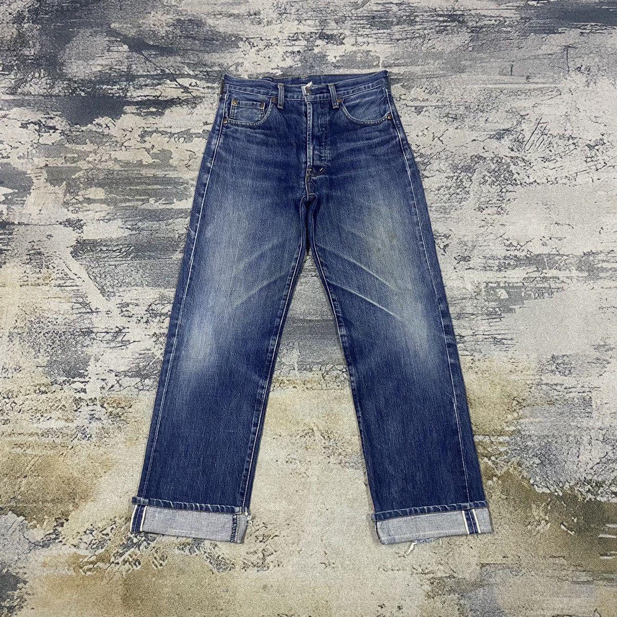 REDLINE🔥Vintage Levis 503B Big E Selvedge Ripped Denim Jeans