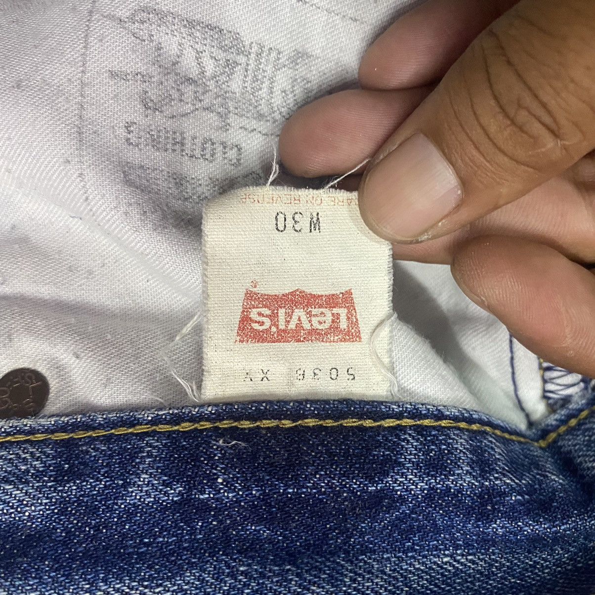 Levi's REDLINE🔥Vintage Levis 503B Big E Selvedge Ripped Denim Jeans Size US 29 - 9 Thumbnail