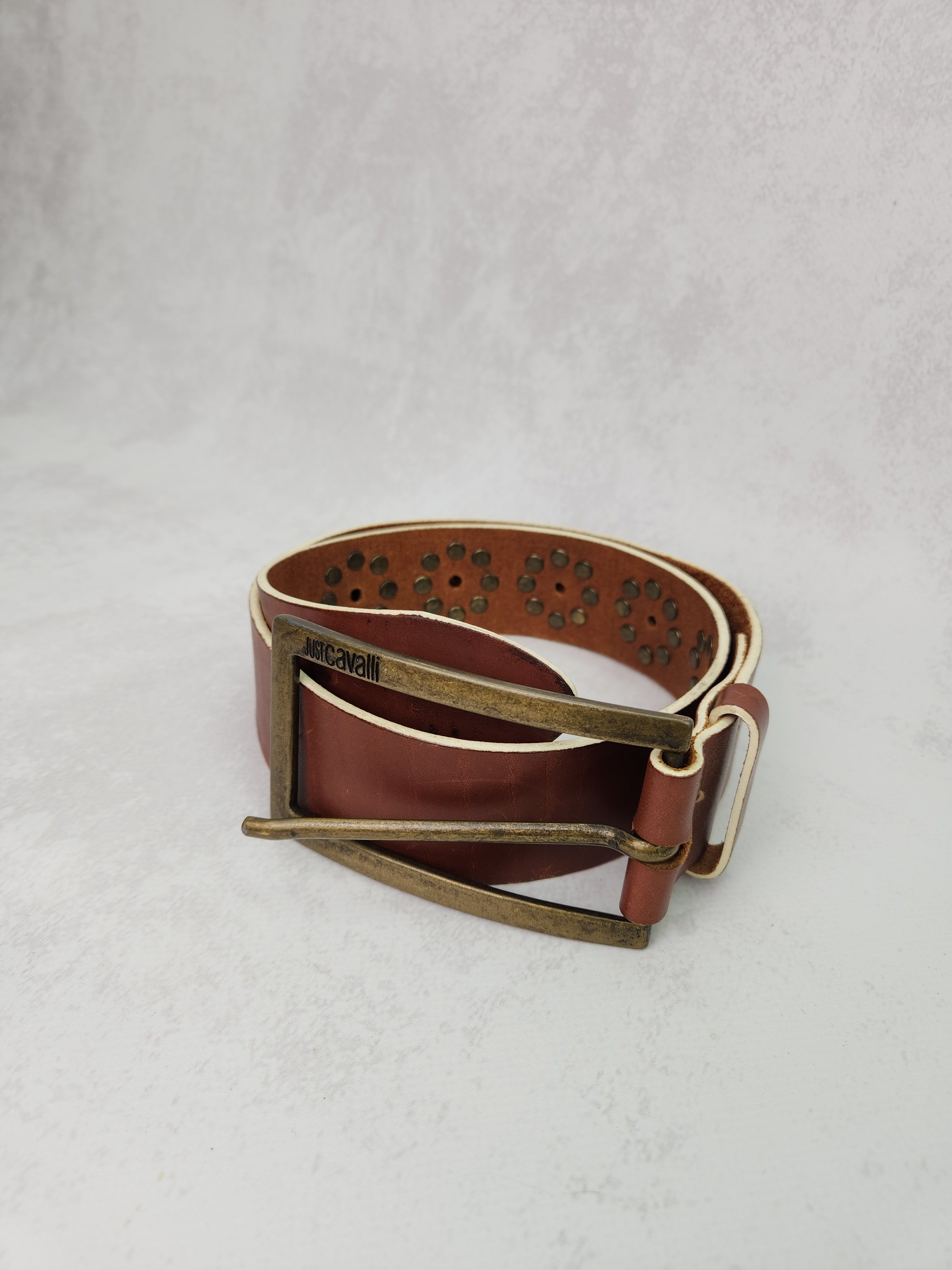 Just Cavalli Vintage y2k just cavalli leather belt Size ONE SIZE - 1 Thumbnail