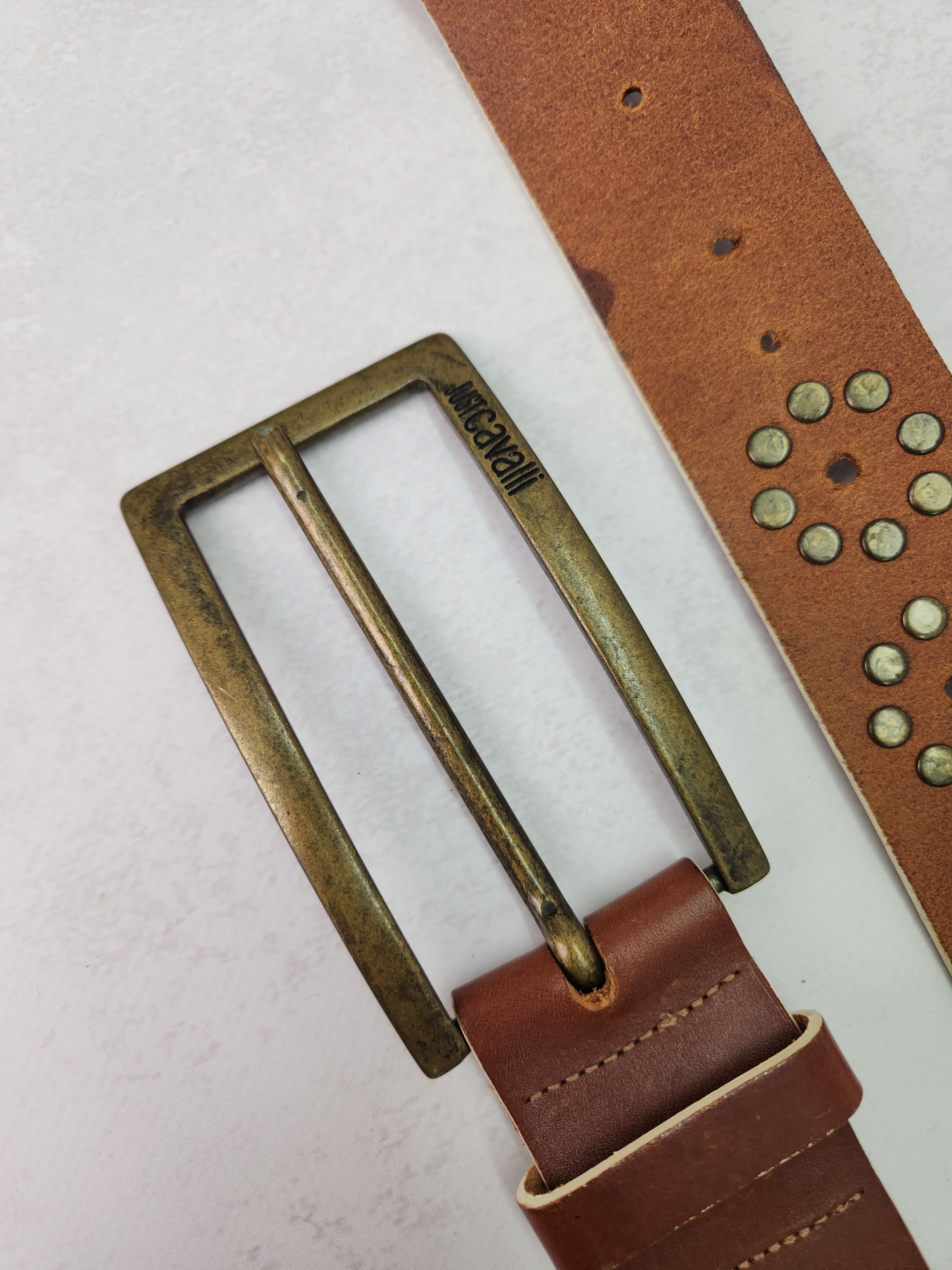 Just Cavalli Vintage y2k just cavalli leather belt Size ONE SIZE - 4 Thumbnail