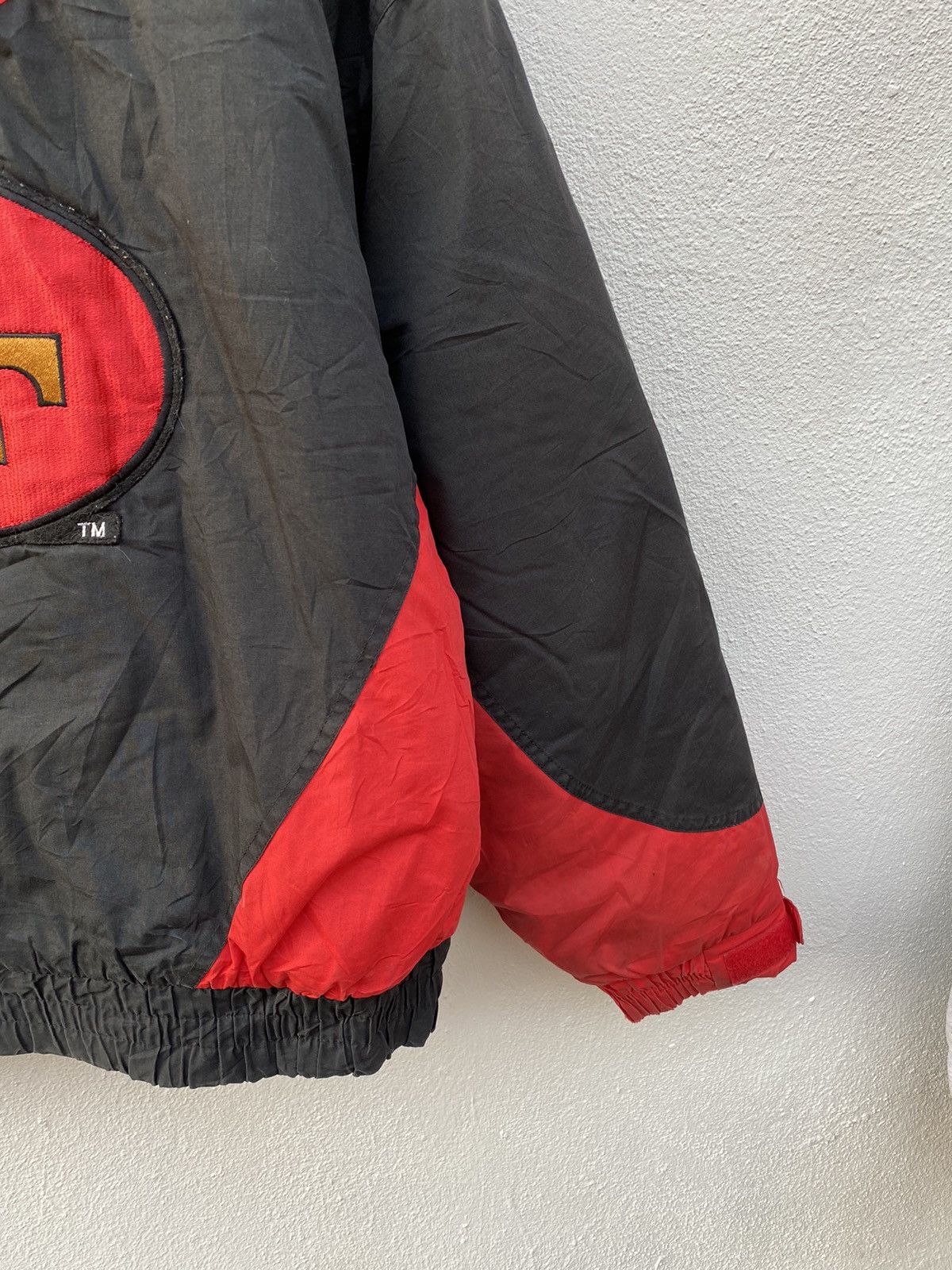 NFL × Vintage Vintage San Francisco 49ers NFL satin bomber jacket Size US XL / EU 56 / 4 - 14 Thumbnail