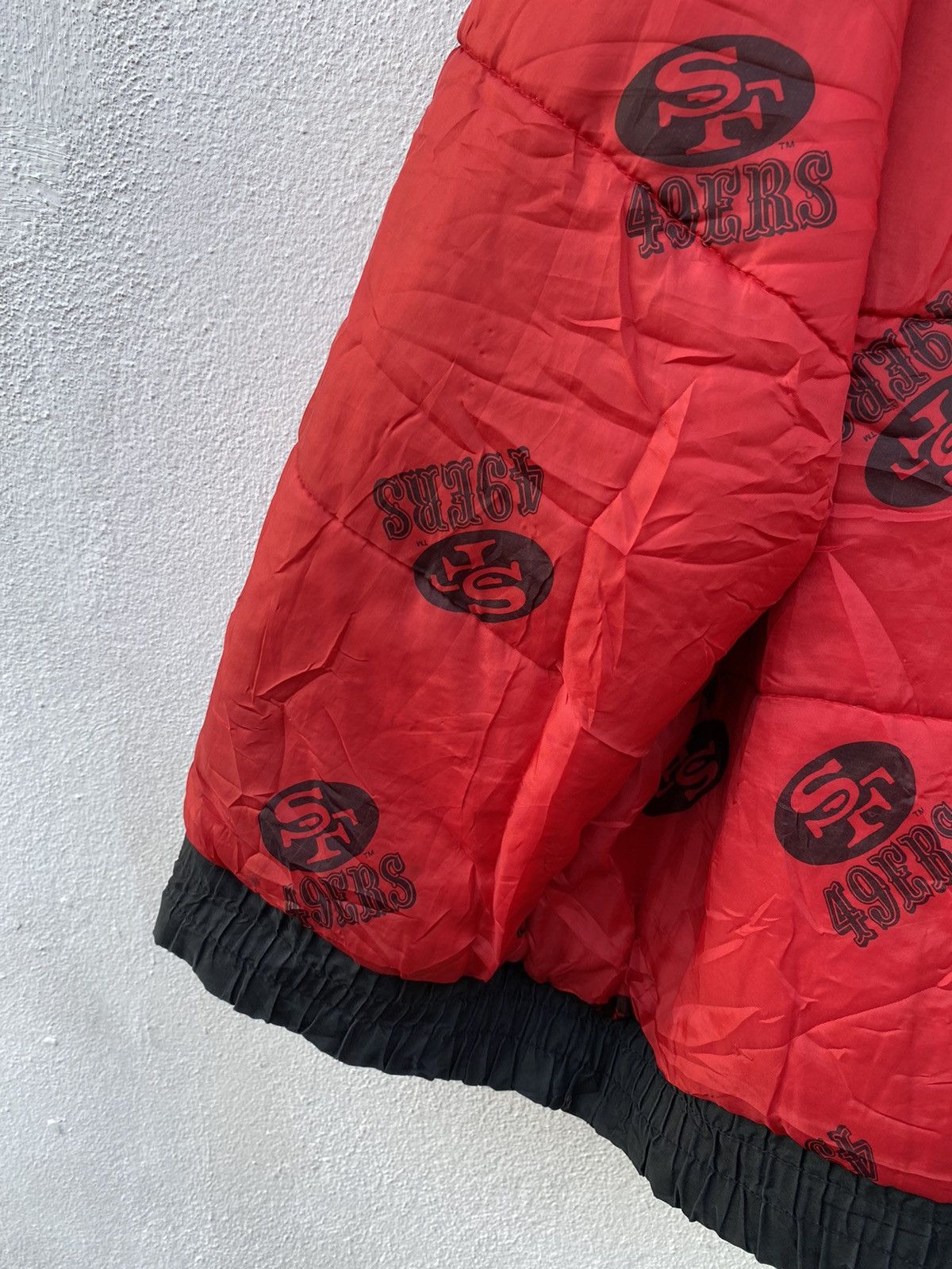 NFL × Vintage Vintage San Francisco 49ers NFL satin bomber jacket Size US XL / EU 56 / 4 - 16 Thumbnail