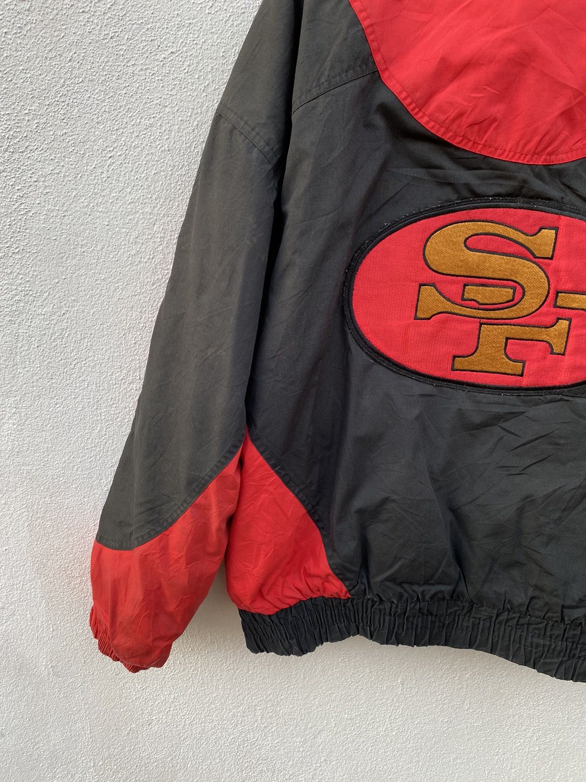 NFL × Vintage Vintage San Francisco 49ers NFL satin bomber jacket Size US XL / EU 56 / 4 - 13 Thumbnail