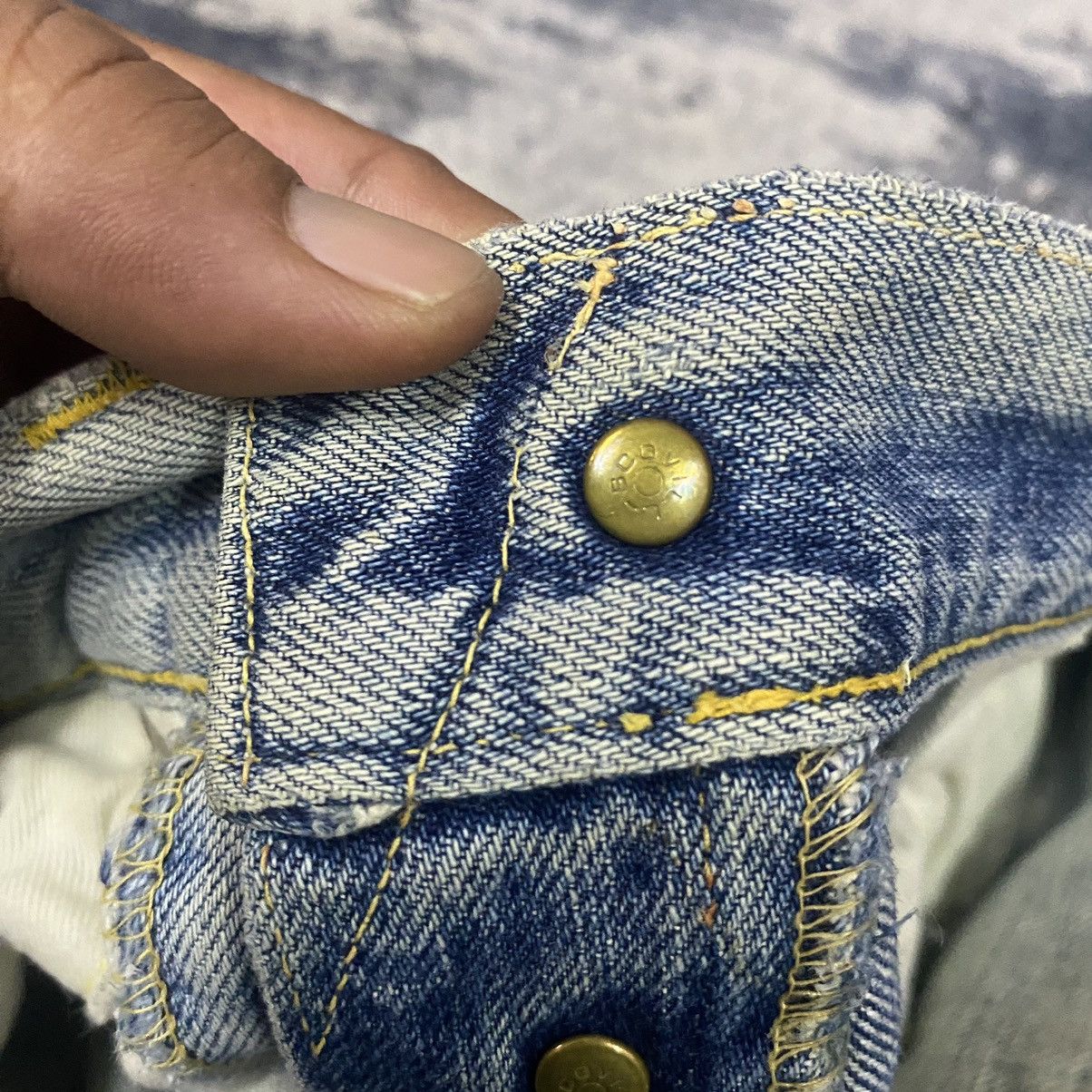 Evisu × Japanese Brand × Vintage Selvedge🔥 Vintage Evisu Selvedge Ripped Distressed Jeans Size US 28 / EU 44 - 17 Thumbnail