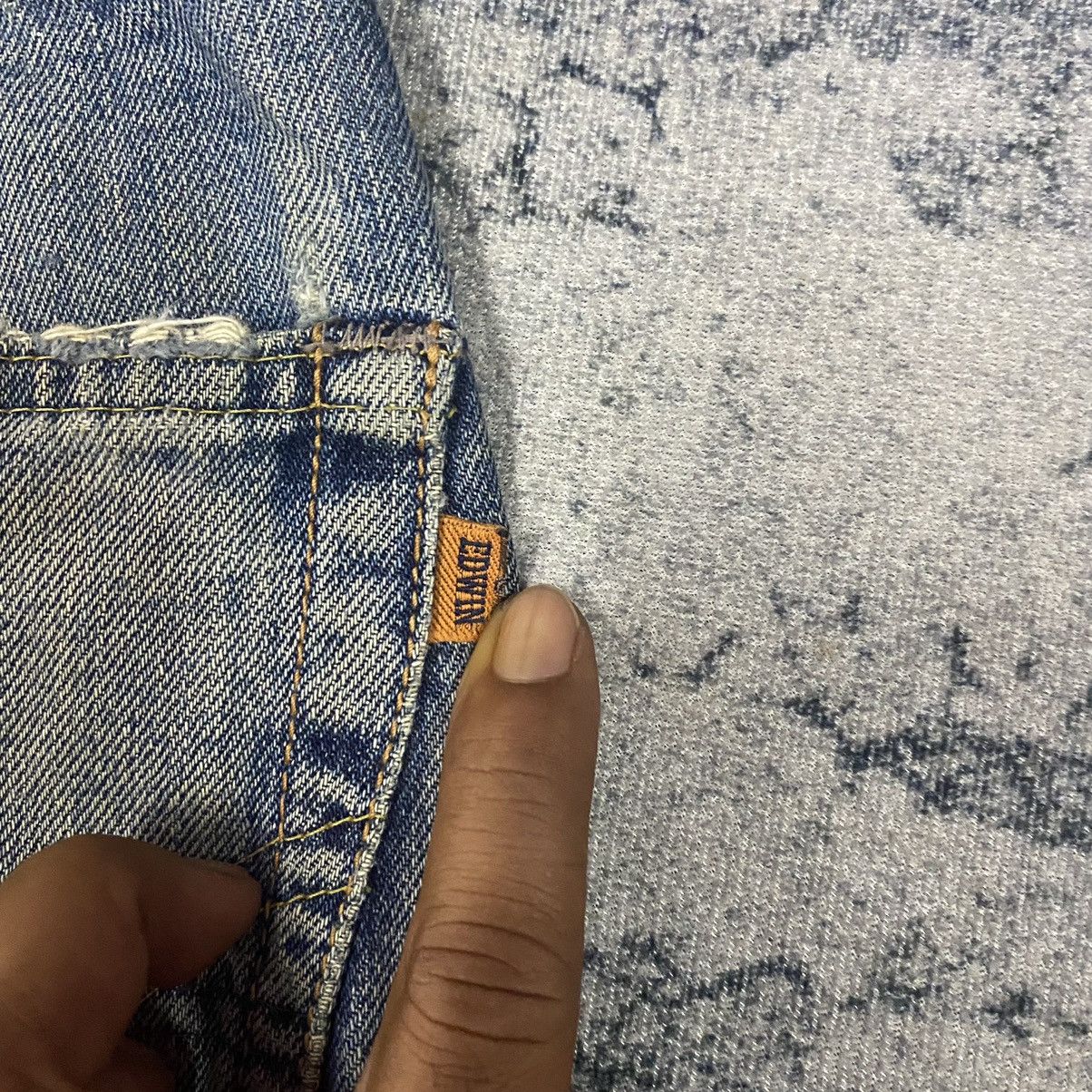 Japanese Brand × Self Edge × Vintage Redline🔥Vintage Selvedge Denim Japanese Edwin Size US 27 - 13 Thumbnail