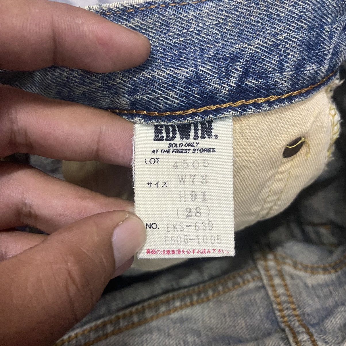 Japanese Brand × Self Edge × Vintage Redline🔥Vintage Selvedge Denim Japanese Edwin Size US 27 - 7 Thumbnail
