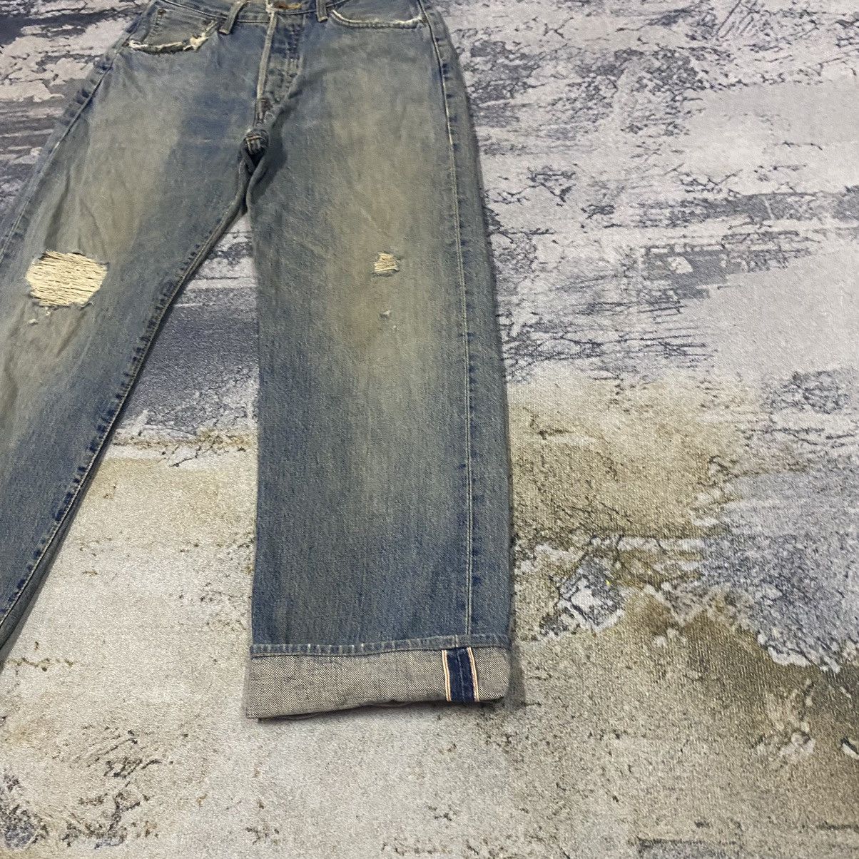 Japanese Brand × Self Edge × Vintage Redline🔥Vintage Selvedge Denim Japanese Edwin Size US 27 - 4 Thumbnail