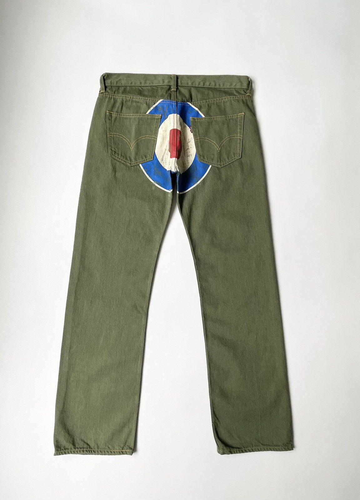 Comme des Garcons A/W 06 Target Print Levi’s Jeans Size US 32 / EU 48 - 10 Thumbnail