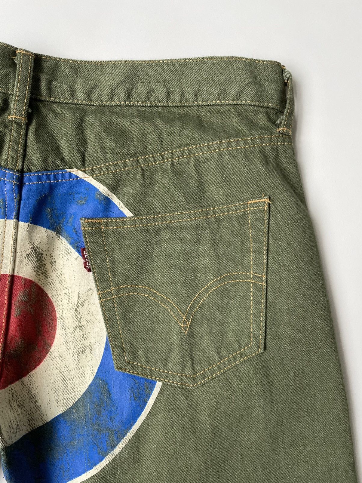 Comme des Garcons A/W 06 Target Print Levi’s Jeans Size US 32 / EU 48 - 13 Thumbnail