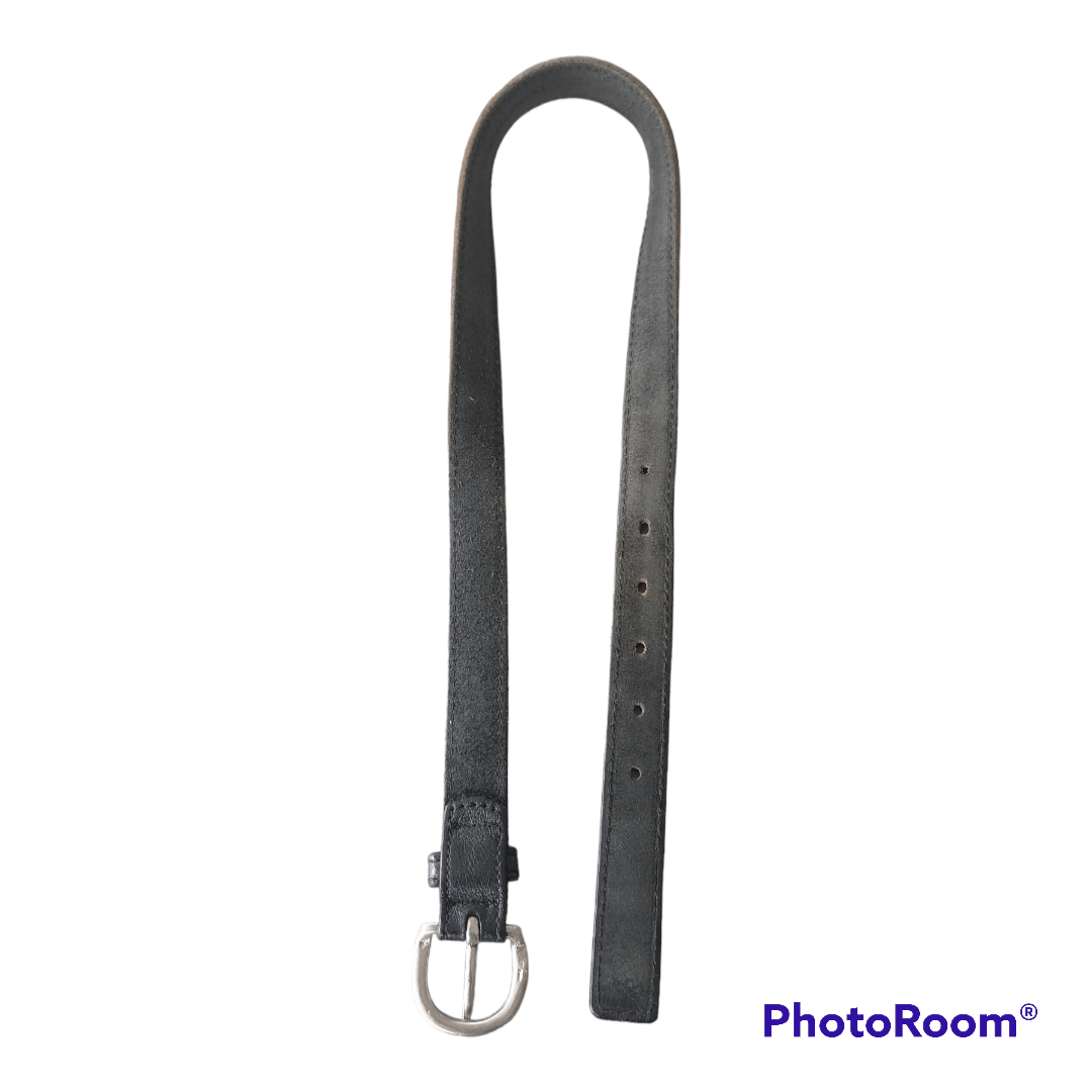 Y's × Y's for Men × Yohji Yamamoto Y's Yohji Yamamoto Black Leather Belts Size ONE SIZE - 5 Thumbnail