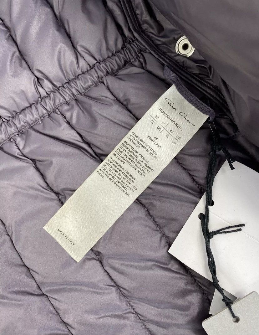 Rick Owens RICK OWENS PADDED CARGO EGGPLANT VEST SIZE: 52 / XL Size US XL / EU 56 / 4 - 5 Thumbnail