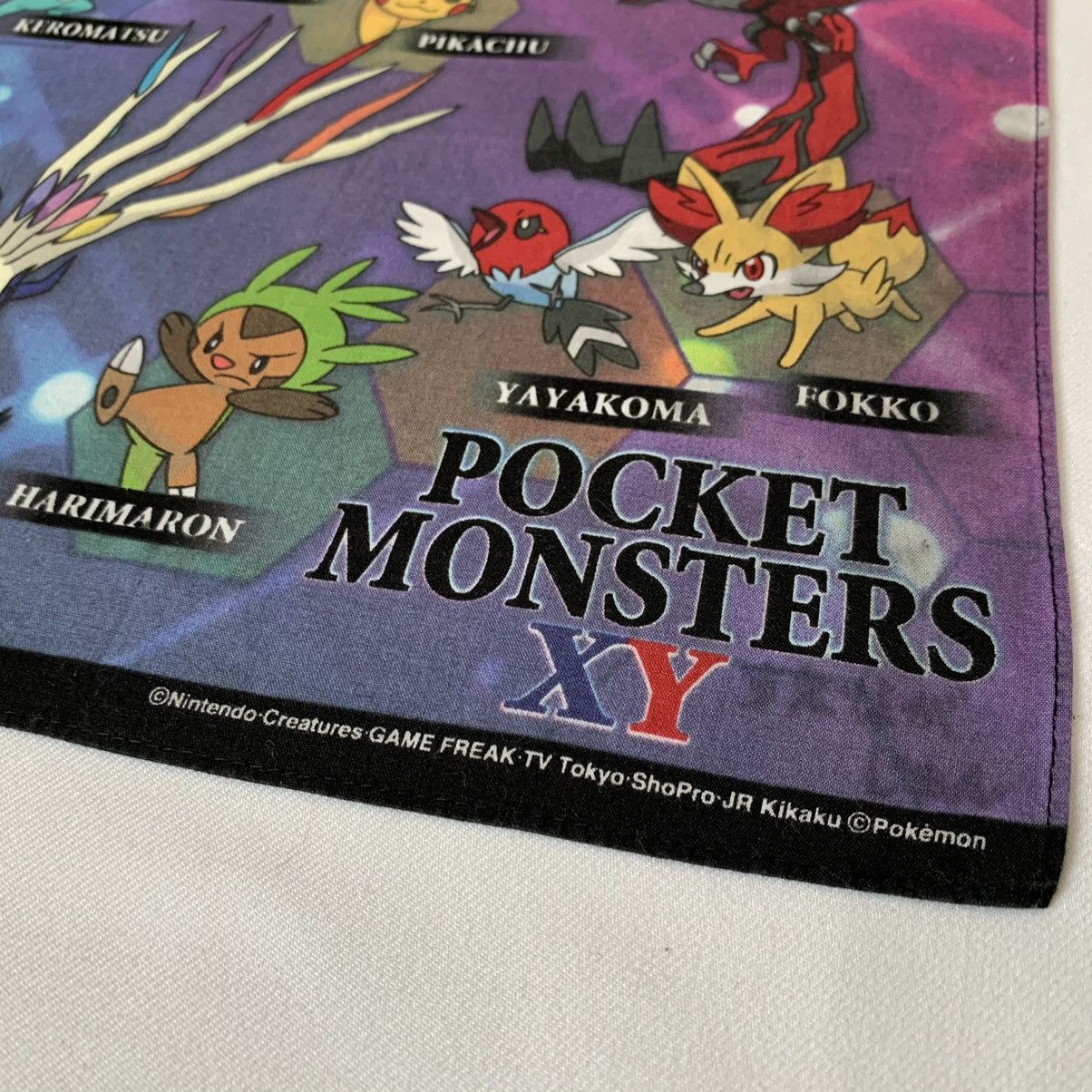 Japanese Brand × Pokemon Pocket Monsters XY Pokemon Bandana Handkerchief Neckerchief Size ONE SIZE - 2 Thumbnail