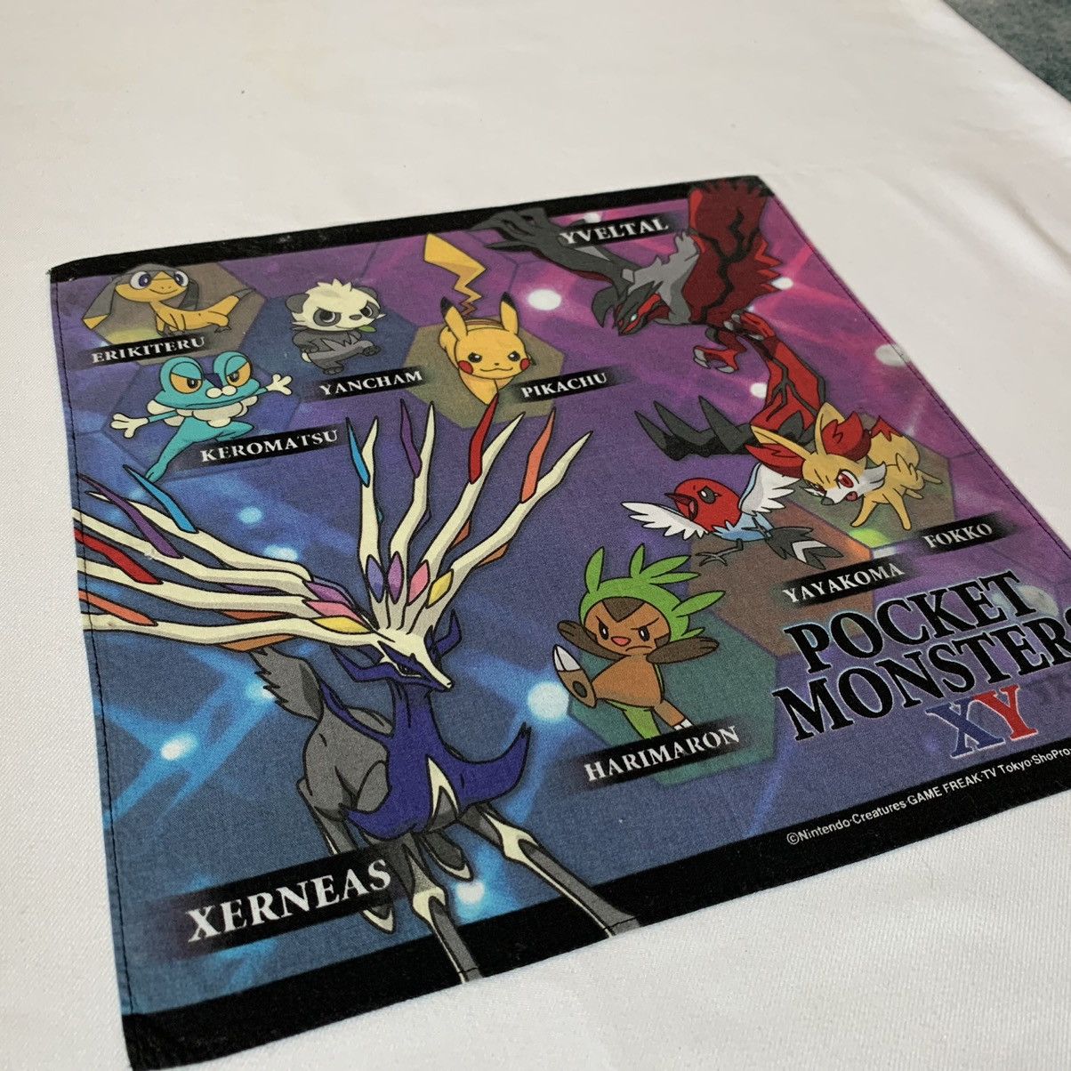 Japanese Brand × Pokemon Pocket Monsters XY Pokemon Bandana Handkerchief Neckerchief Size ONE SIZE - 4 Thumbnail