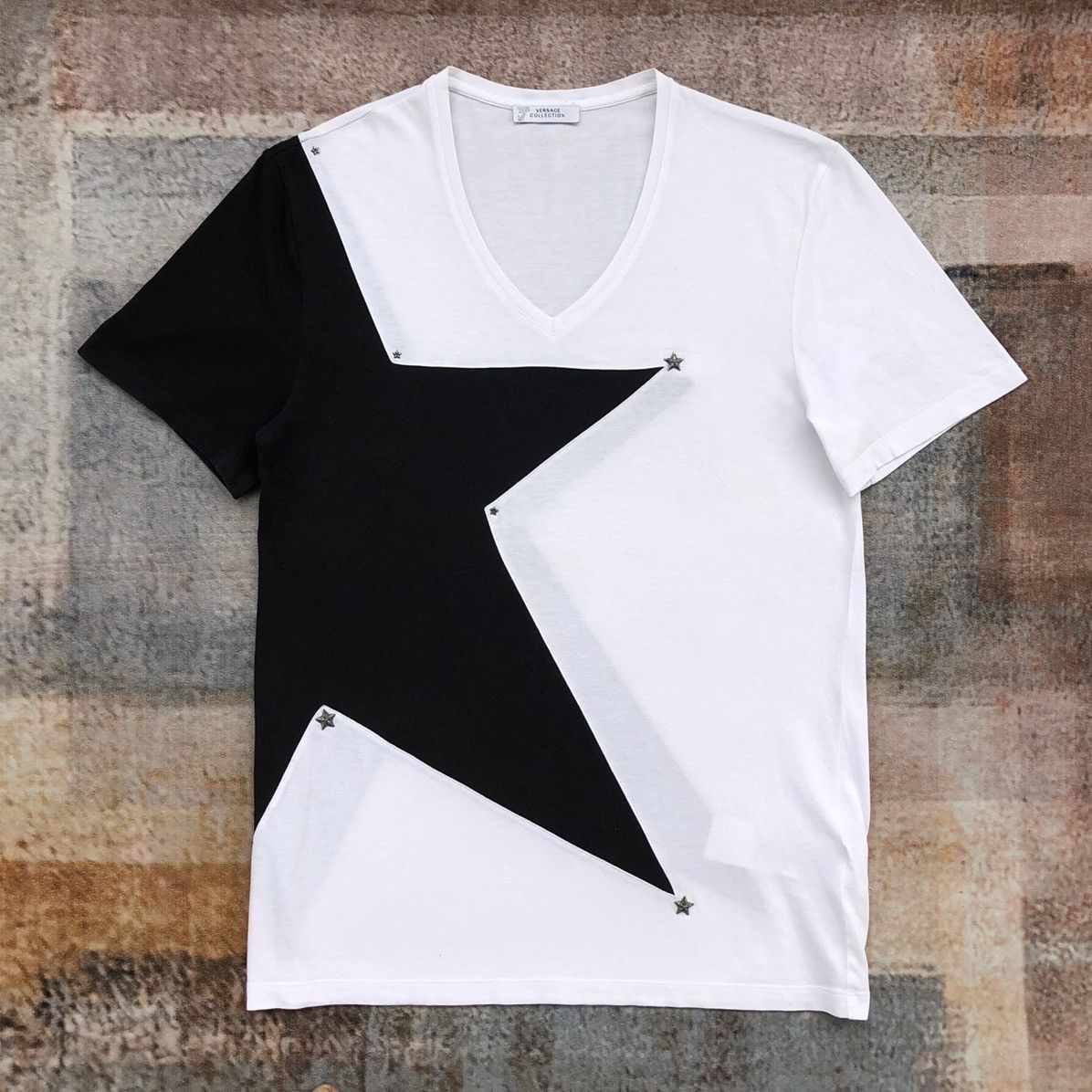 Versace Gianni Versace Collection Black Star Tee Size US S / EU 44-46 / 1 - 10 Thumbnail